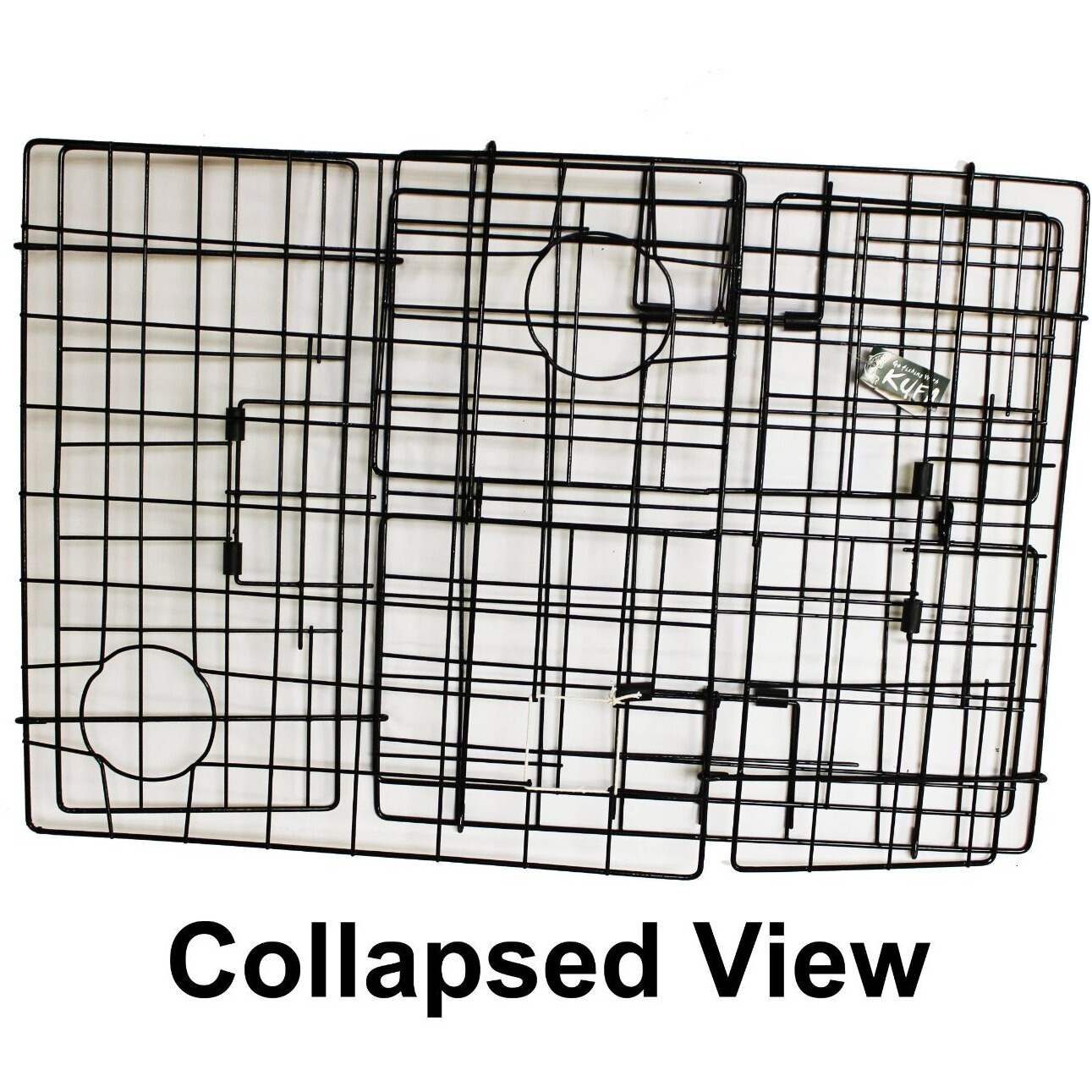 2-Pack Of Kufa Vinyl Coated Crab Trap & Accessory Kit Including 100' Rope, Caliper, Harness, Bait Bag & Red/White Float (6"&quotX14"" Float, 1/4"" Non Lead Sinking Line)