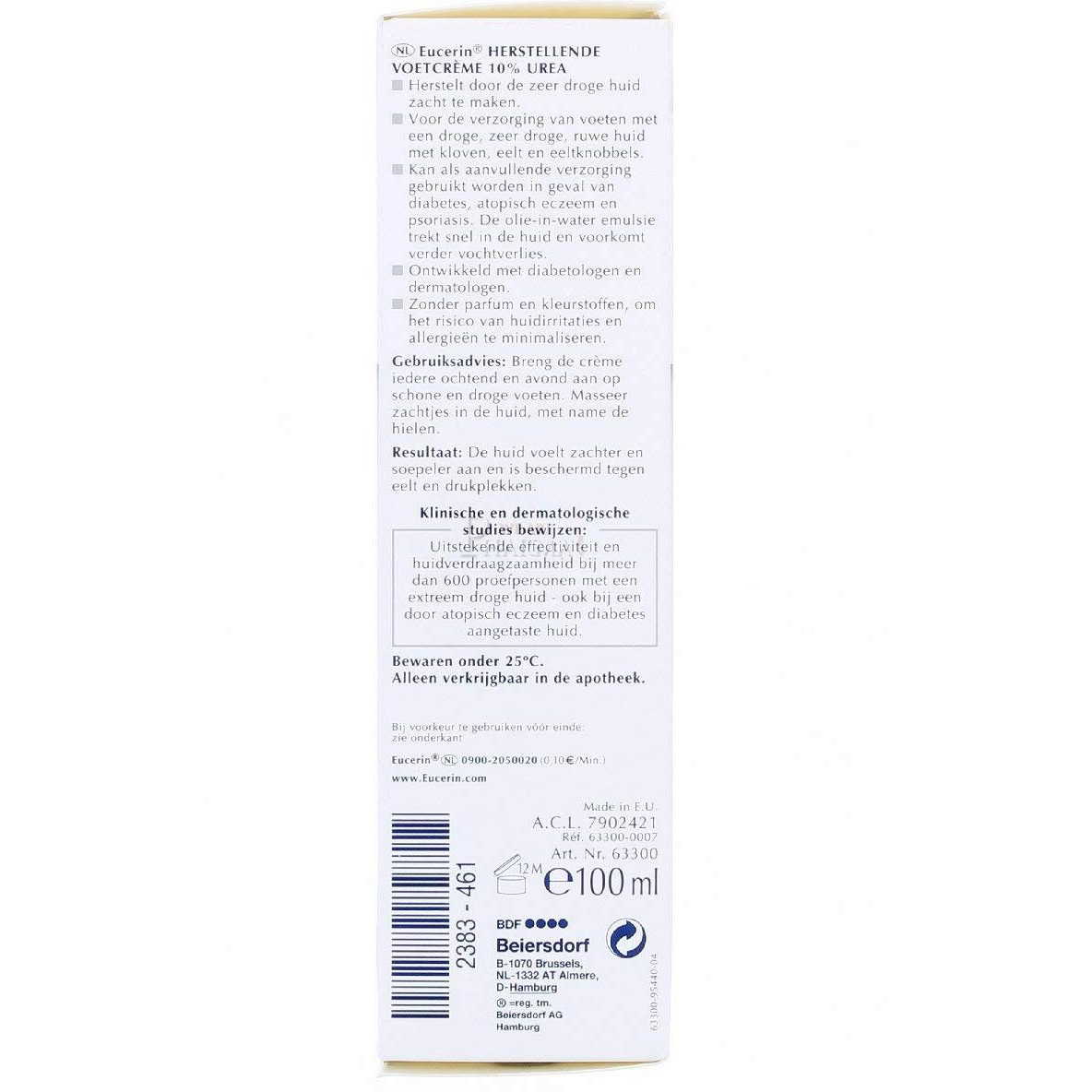 Eucerin Urearepair Plus Foot Cream 10% Urea 100Ml
