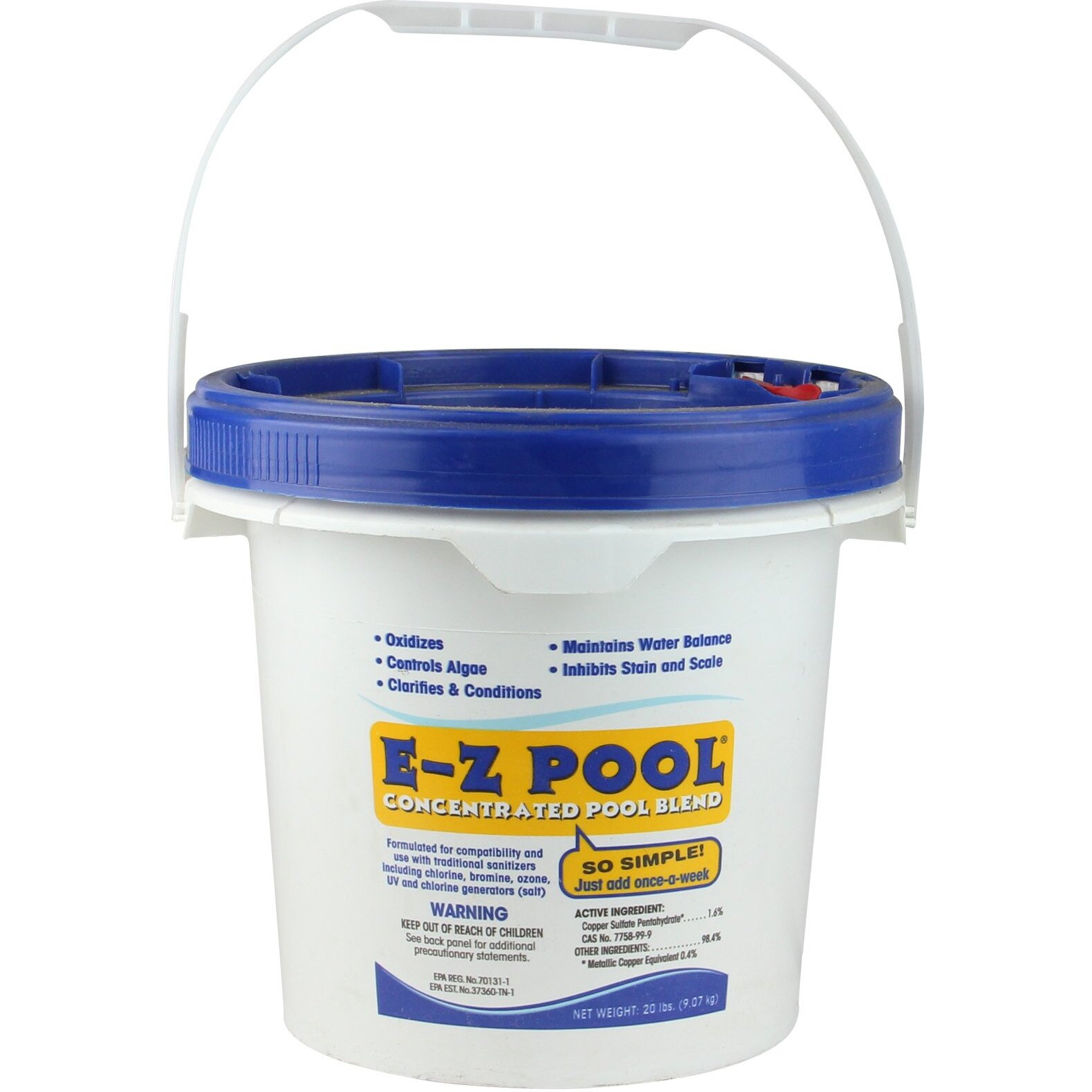 Ez Pool Concentrated Pool Blend Water Care - 20 Lb.