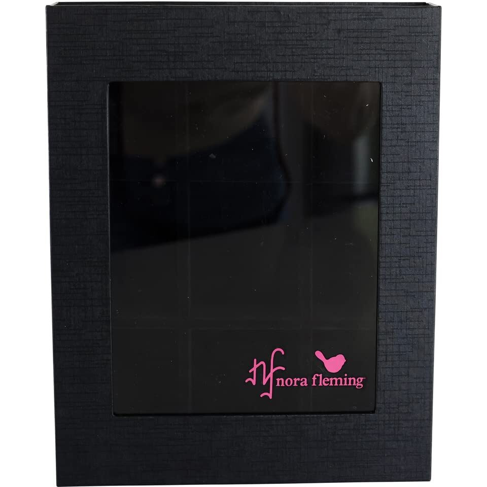 Nora Fleming Display Case For Collectable Minis - Mini Organizer And Storage - Clear Acrylic Front And Durable Frame - Decorative Shadow Box With Sleek Closure - 8"" X 10"" X 3"" - M4