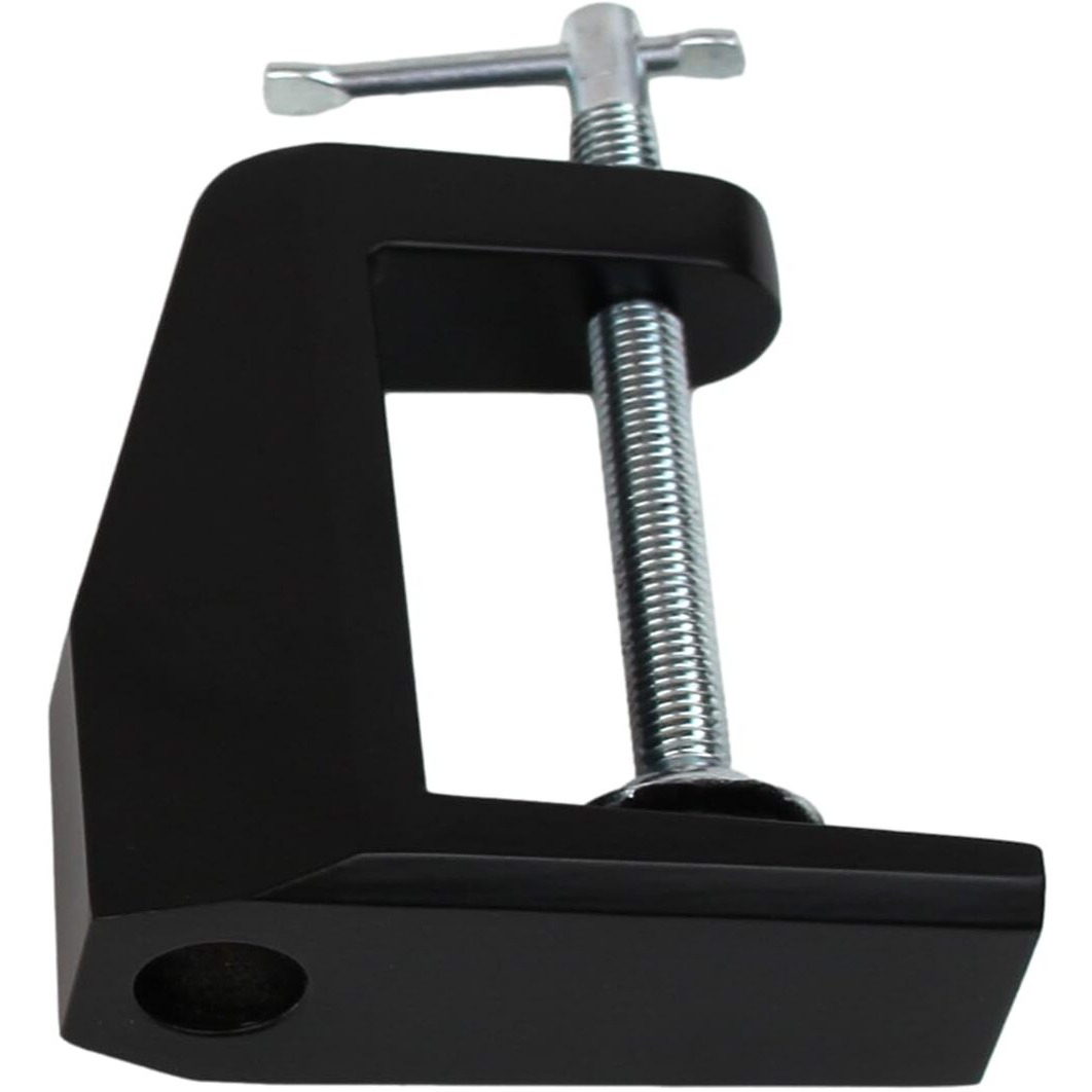 Luxo 60001Bk A-Edge Mount Bracket For Horizontal Surface Mounting, Black