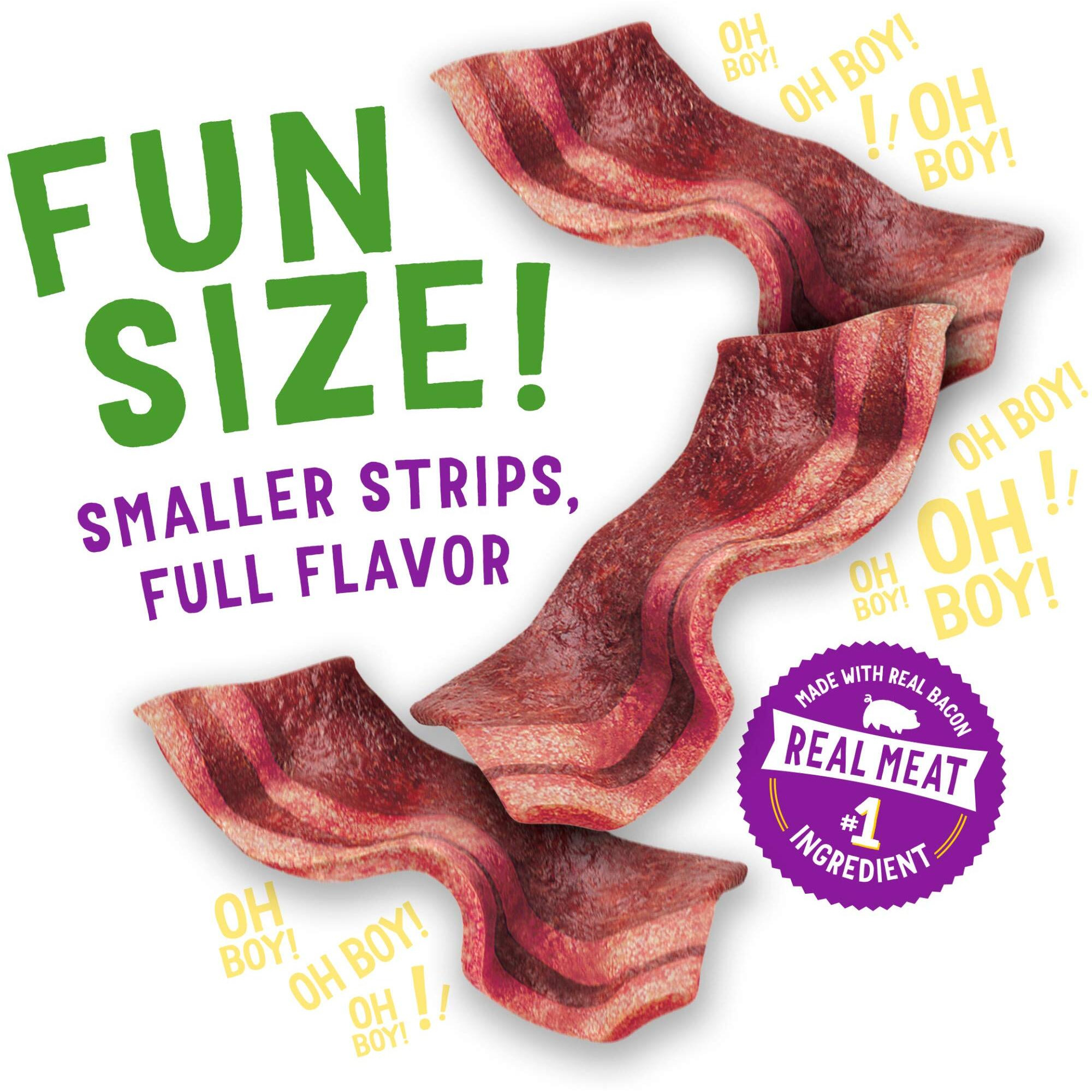 Purina Beggin' With Real Meat Dog Treats, Fun Size Original With Bacon Flavor - 25 Oz. Pouch