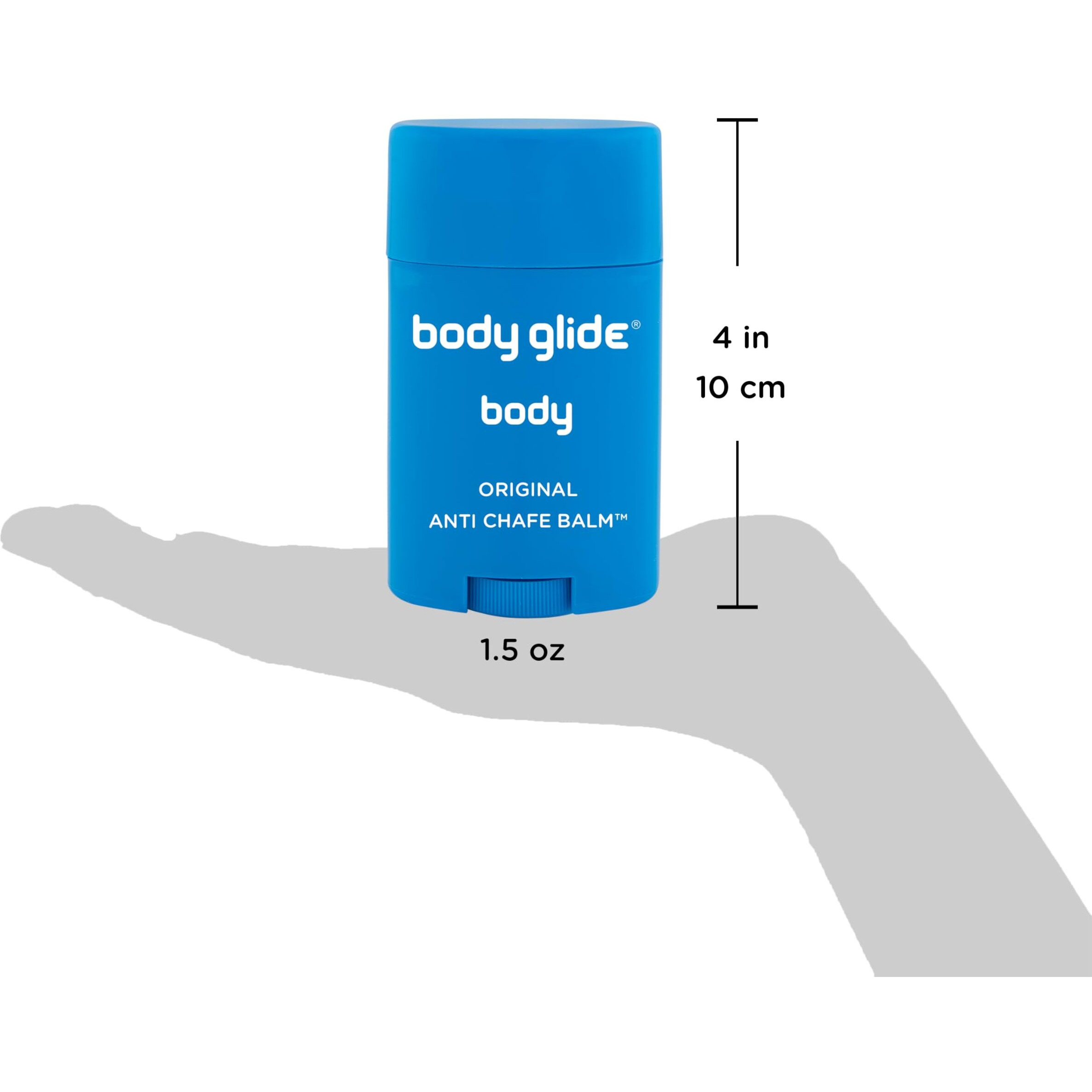 Body Glide Original Anti Chafe Balm | Anti Chafing Stick | Prevent Arm, Chest, Butt, Thigh, Ball Chafing & Irritation | Trusted Skin Protection Since 1996 |1.5Oz-2Pk