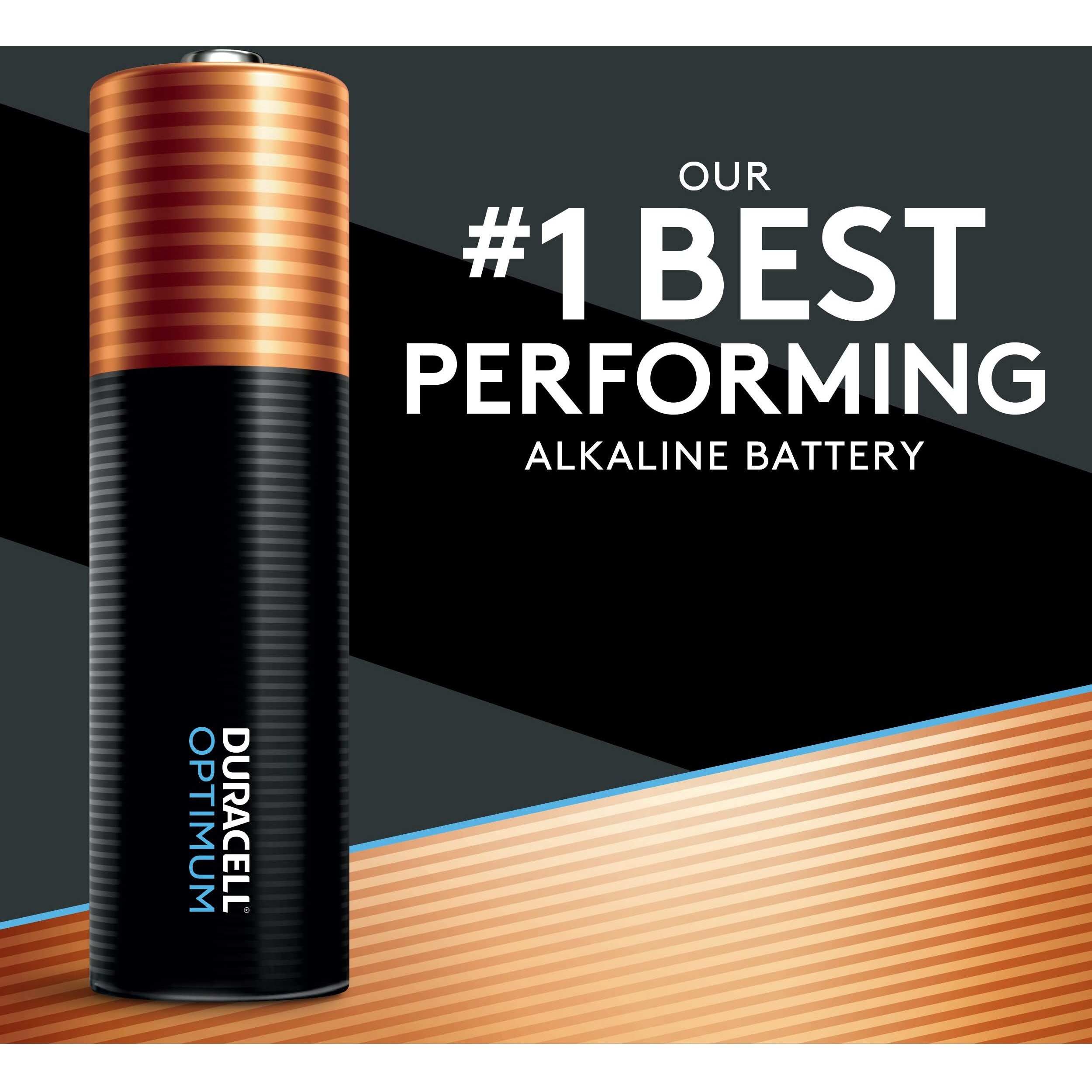 Duracell Optimum Aaa Batteries With Power Boost Ingredients, 12 Count Pack With Long-Lasting Power, All-Purpose Alkaline Aaa Battery For Household And Office Devices