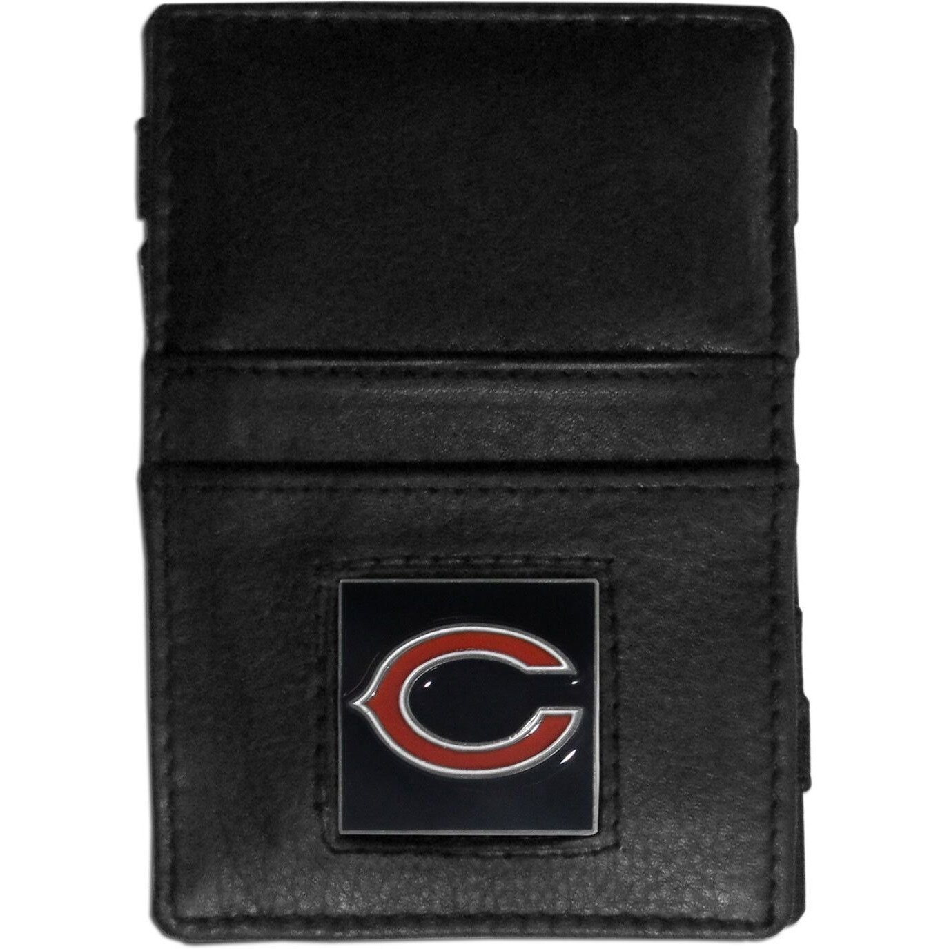 Nfl Siskiyou Sports Fan Shop Chicago Bears Leather Jacob's Ladder Wallet One Size Black