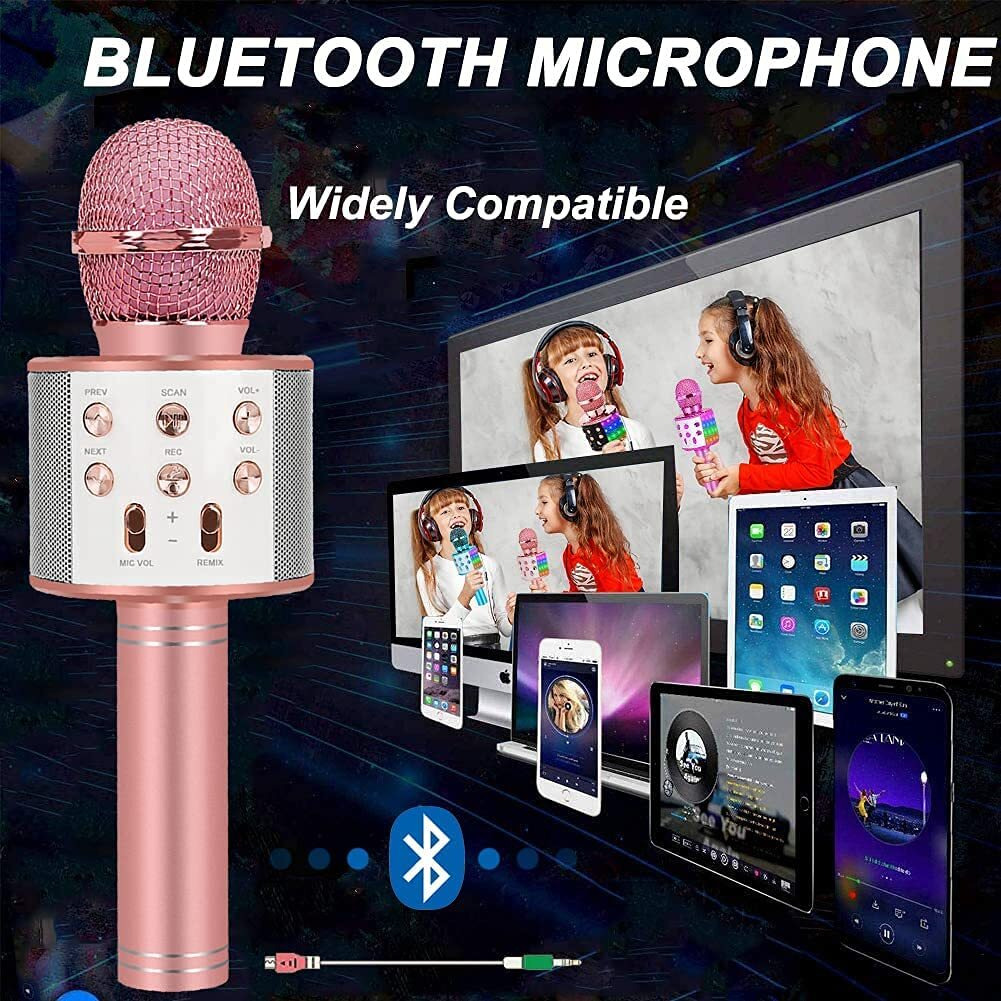 Zzlwan Kids Toys For Girls Gifts Popular 2024 Kids Toys Microphone For 3 4 5 6 7 8 9 10 Year Old Girl Christmas Brithday Gift Ideas - Top Girls Toys Age 4-12 Yr Old Toddlers Girls Teens