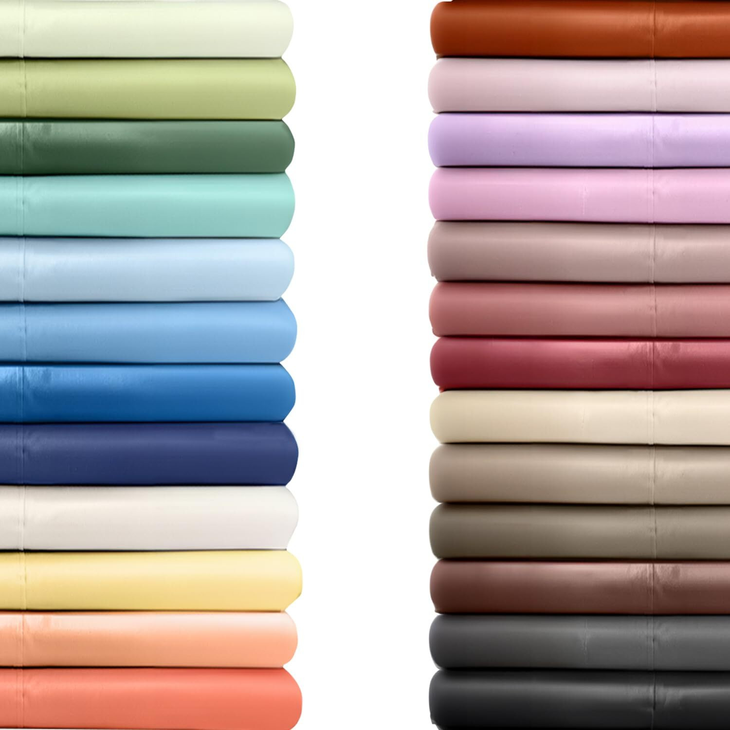 Cgk Unlimited Twin Xl Size Flat Bed Sheet - Hotel Luxury - Wrinkle Free & Fade Resistant - Extra Soft, Comfy & Breathable - Navy Blue Top