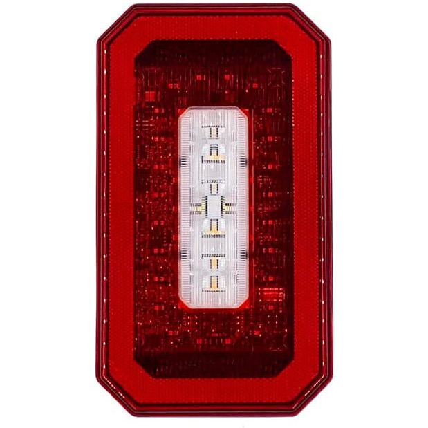 Knapheide 12256491, Replacement Led Surface Mount Light With Integrated S/T/T, B/U & Strobe