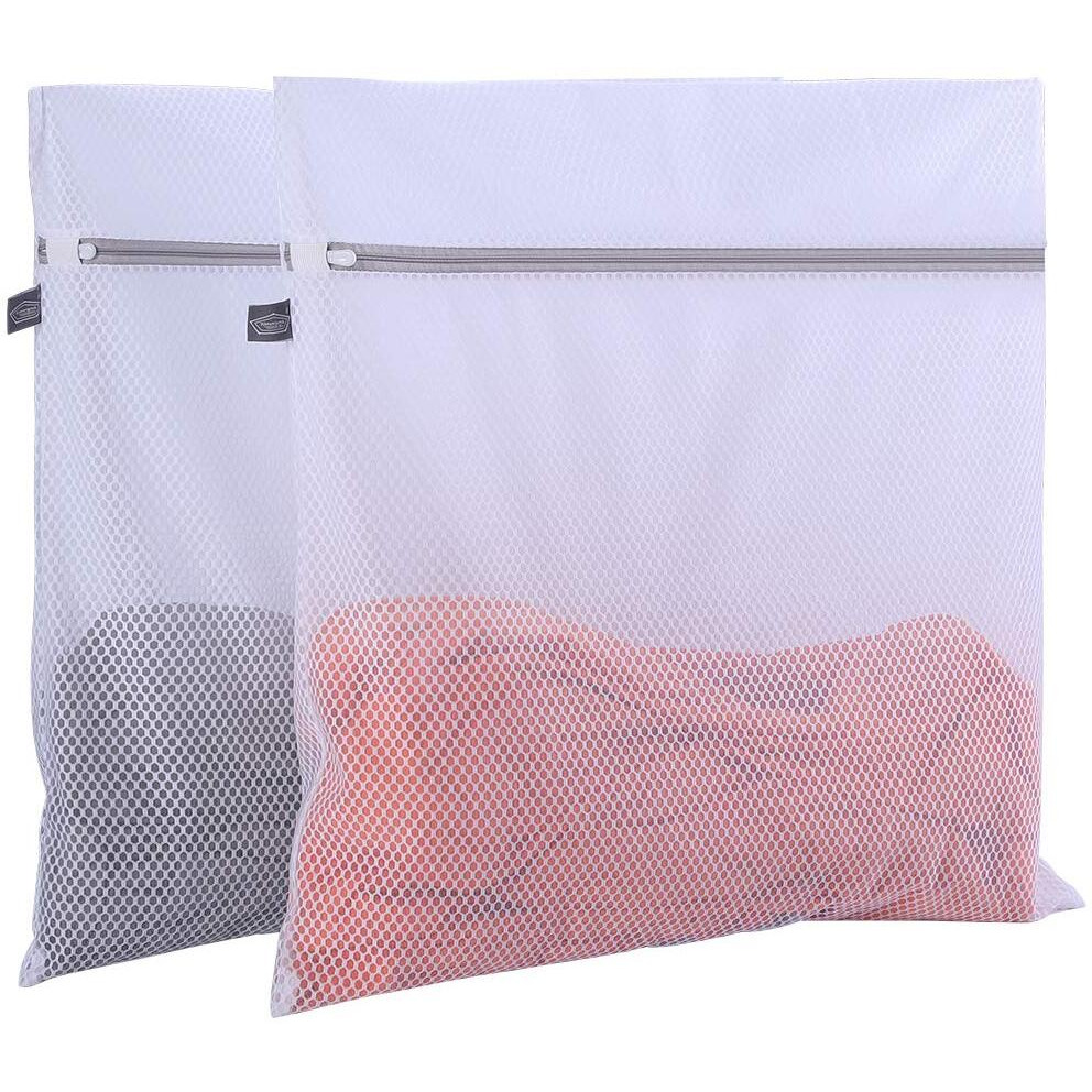 Kimmama Large Laundry Bags Mesh Wash Bags,Oversize Honeycomb Mesh Delicates Bag For Washing Machine,Jumbo Net Laundry Bag For Washing Delicates,Big Clothes,Sweater,Bed Sheet,Bedcover,Blanket,Curtain