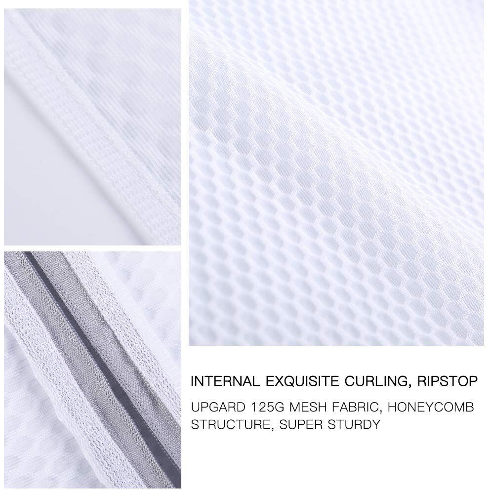 Kimmama Large Laundry Bags Mesh Wash Bags,Oversize Honeycomb Mesh Delicates Bag For Washing Machine,Jumbo Net Laundry Bag For Washing Delicates,Big Clothes,Sweater,Bed Sheet,Bedcover,Blanket,Curtain