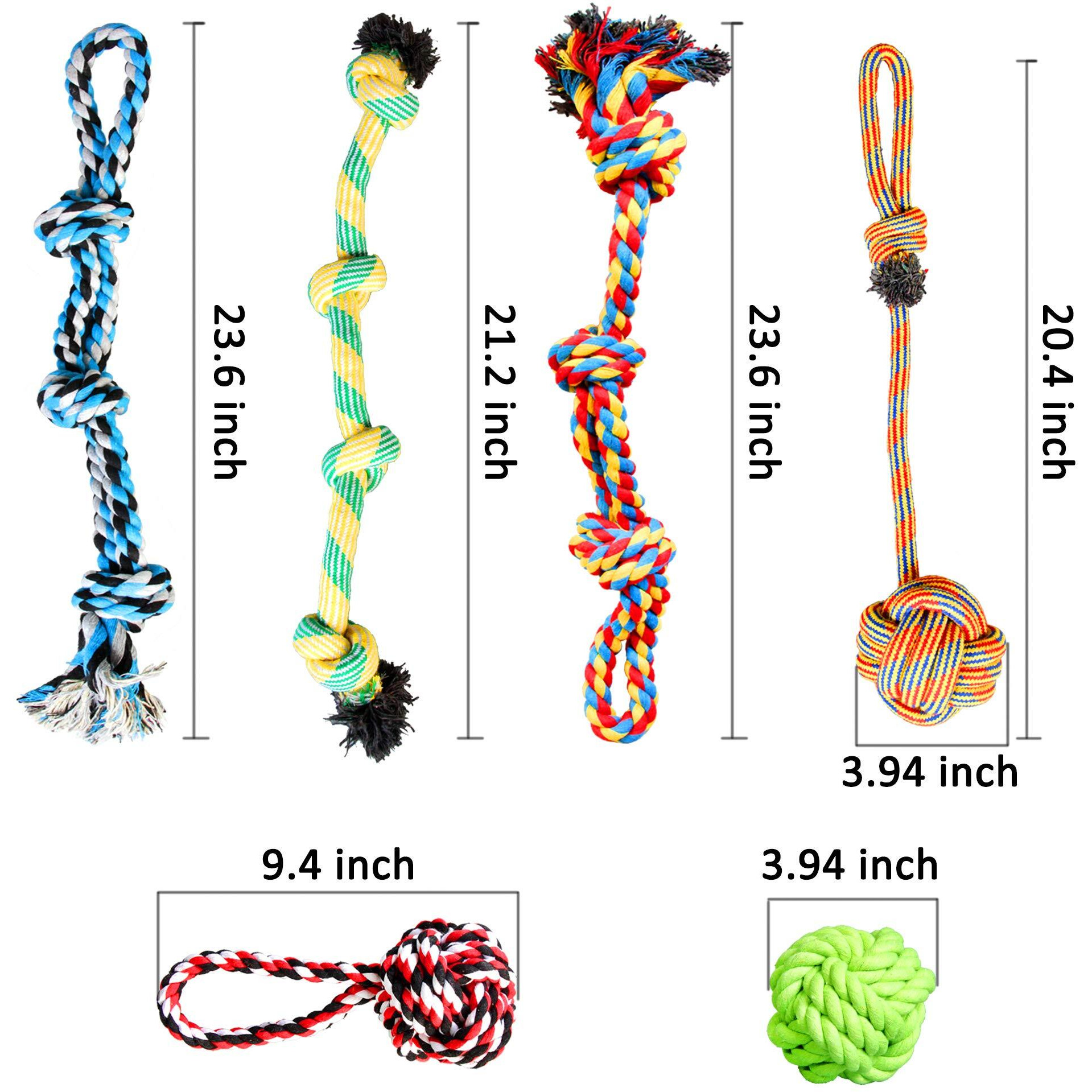 Youngever 6 Pack Large Dog Rope Toys, Dog Chew Toys, Dog Toys For Large, Xl Large Breed Dogs