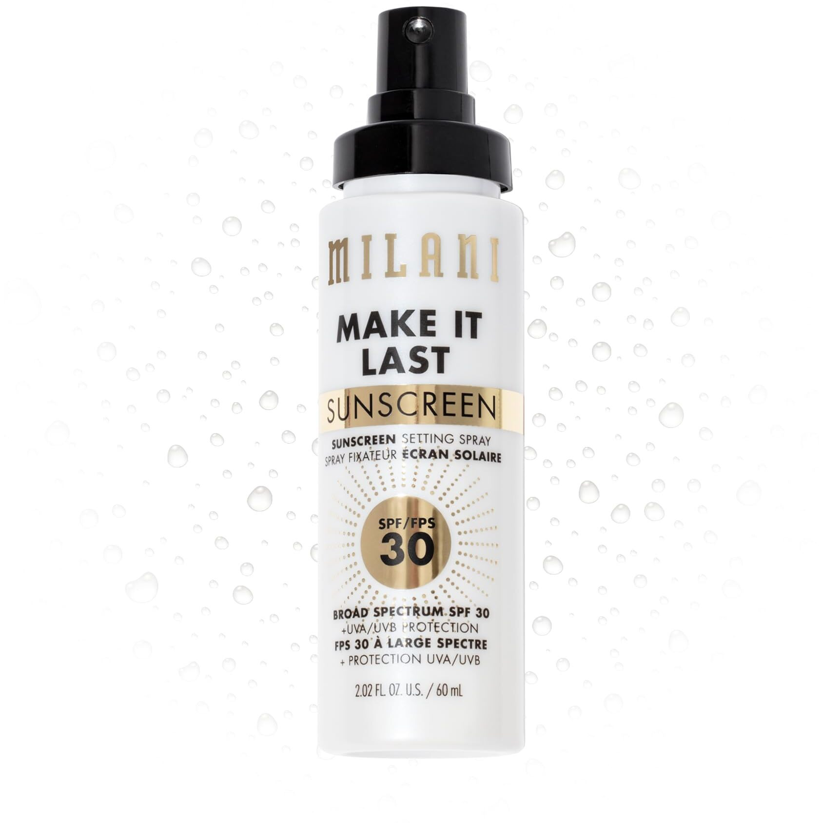 Milani Make It Last Sunscreen - Sunscreen Setting Spray With Spf 30 - Makeup Primer And Setting Spray With Spf30 Sunscreen, Long Lasting Makeup Finishing Spray