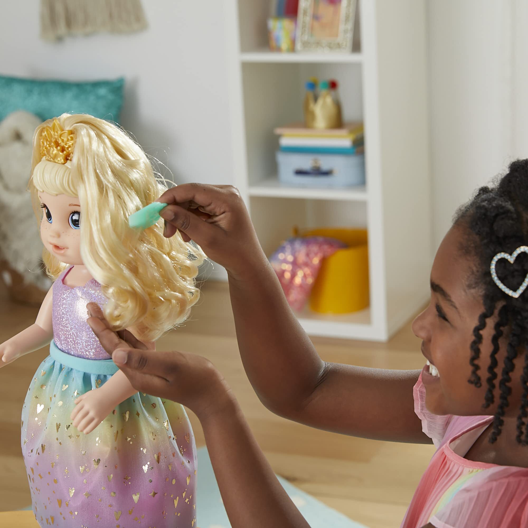 Baby Alive Princess Ellie Grows Up Interactive Doll With Accessories, Toys For 3+ Years, 18-Inch