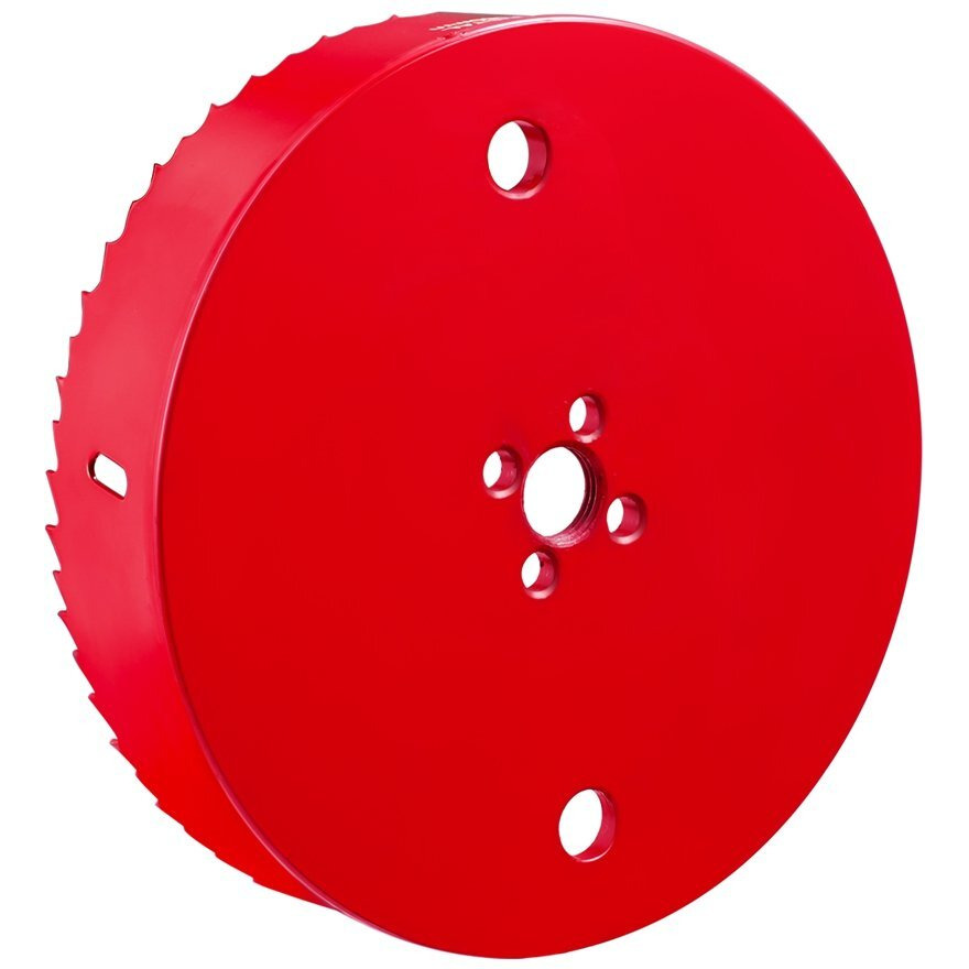 4 Inch Hole Saw With Arbor - Heavy Duty Steel Standard - 4 For Sawing Holes In Normal Wood, Plywood, Drywall, Pvc Board And Plastic Plate