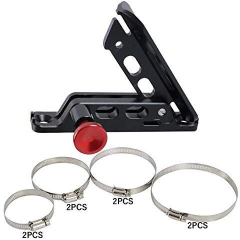 Aufer Quick Release Aluminum Roll Bar Fire Extinguisher Mount Holder Compatible With For Jeep Wrangler Gladiator Bronco Utv Polaris Rzr Can-Am (Support 1-10Lb Extinguishers),8 Mounting Clamps