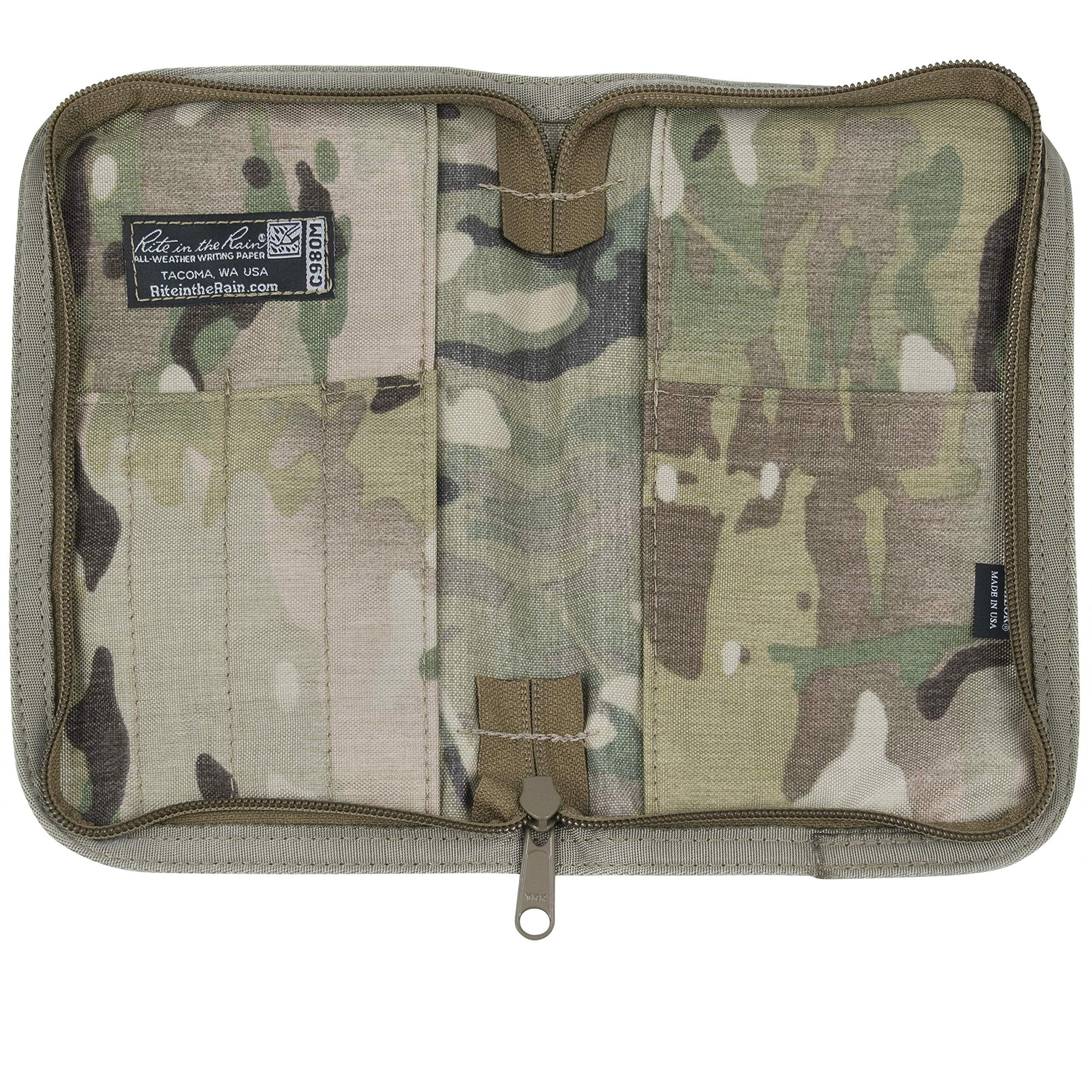 Rite In The Rain Weatherproof Cordura Fabric Notebook Cover, 5 1/2"" X 8 1/2"", Multicam Cover (No. C980M)