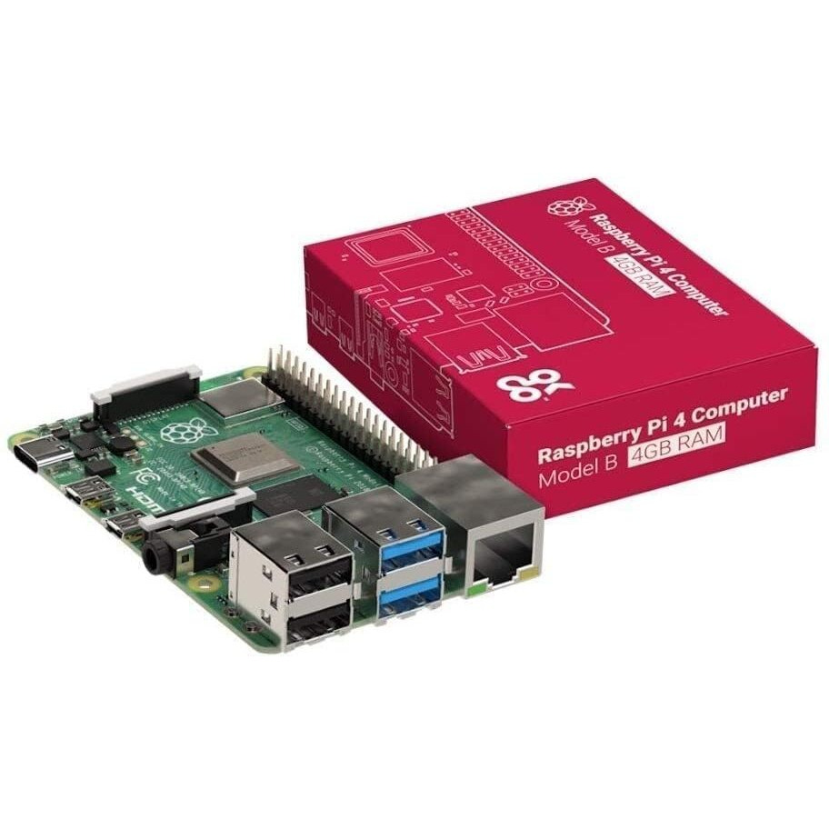 Raspberry Pi 4 Model B 2019 Quad Core 64 Bit Wifi Bluetooth (4Gb)