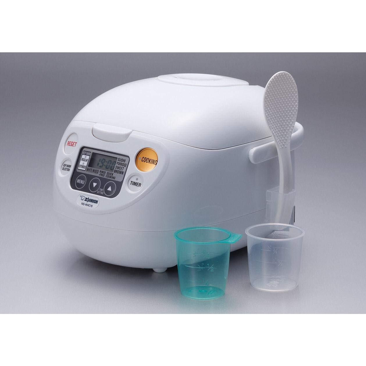 Zojirushi Micom Rice Cooker And Warmer (10-Cup/Cool White)
