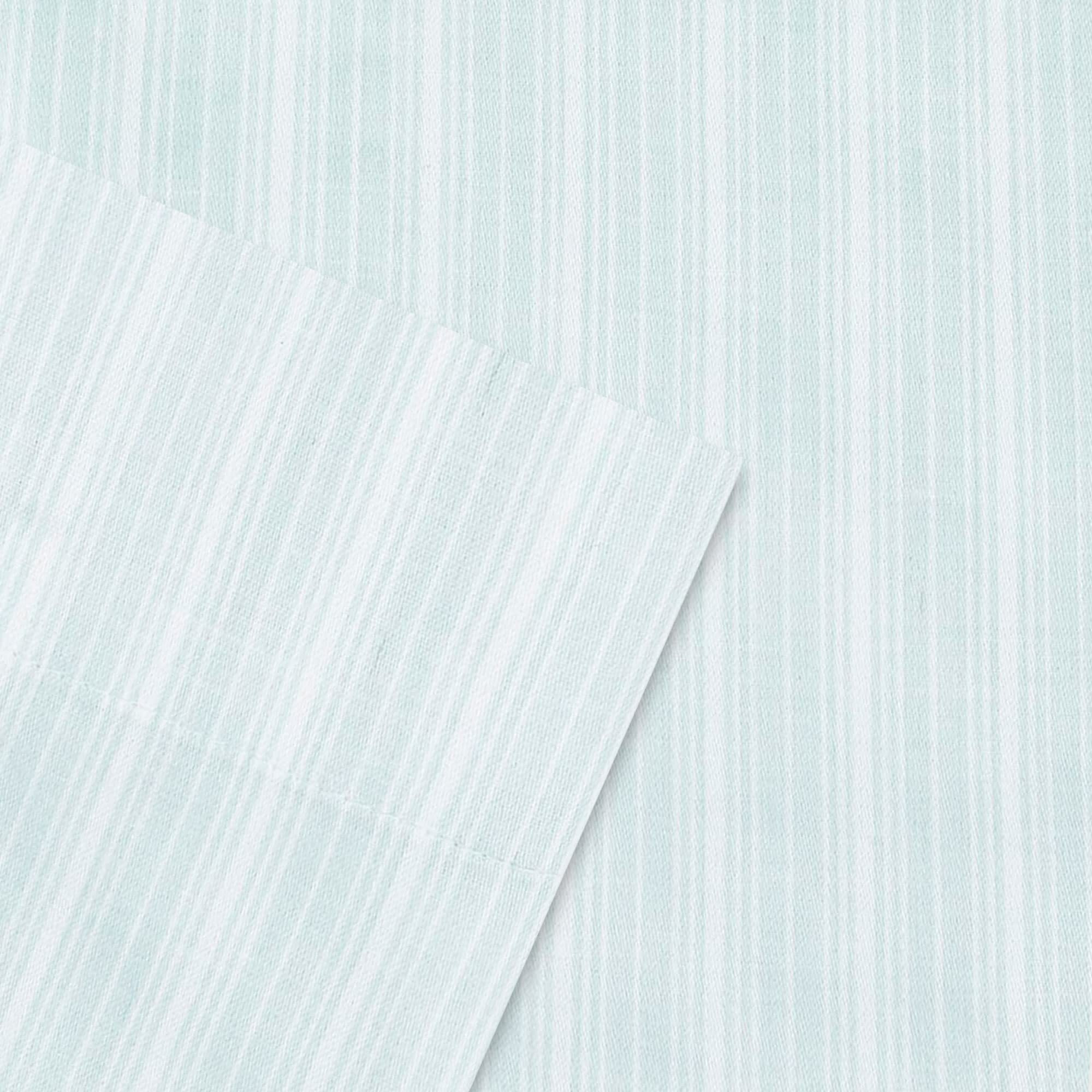 Laura Ashley - Full Sheets, Soft Sateen Cotton Bedding Set - Sleek, Smooth, & Breathable Home Decor, Dorm Room Essentials (Lottie Blue, Full)