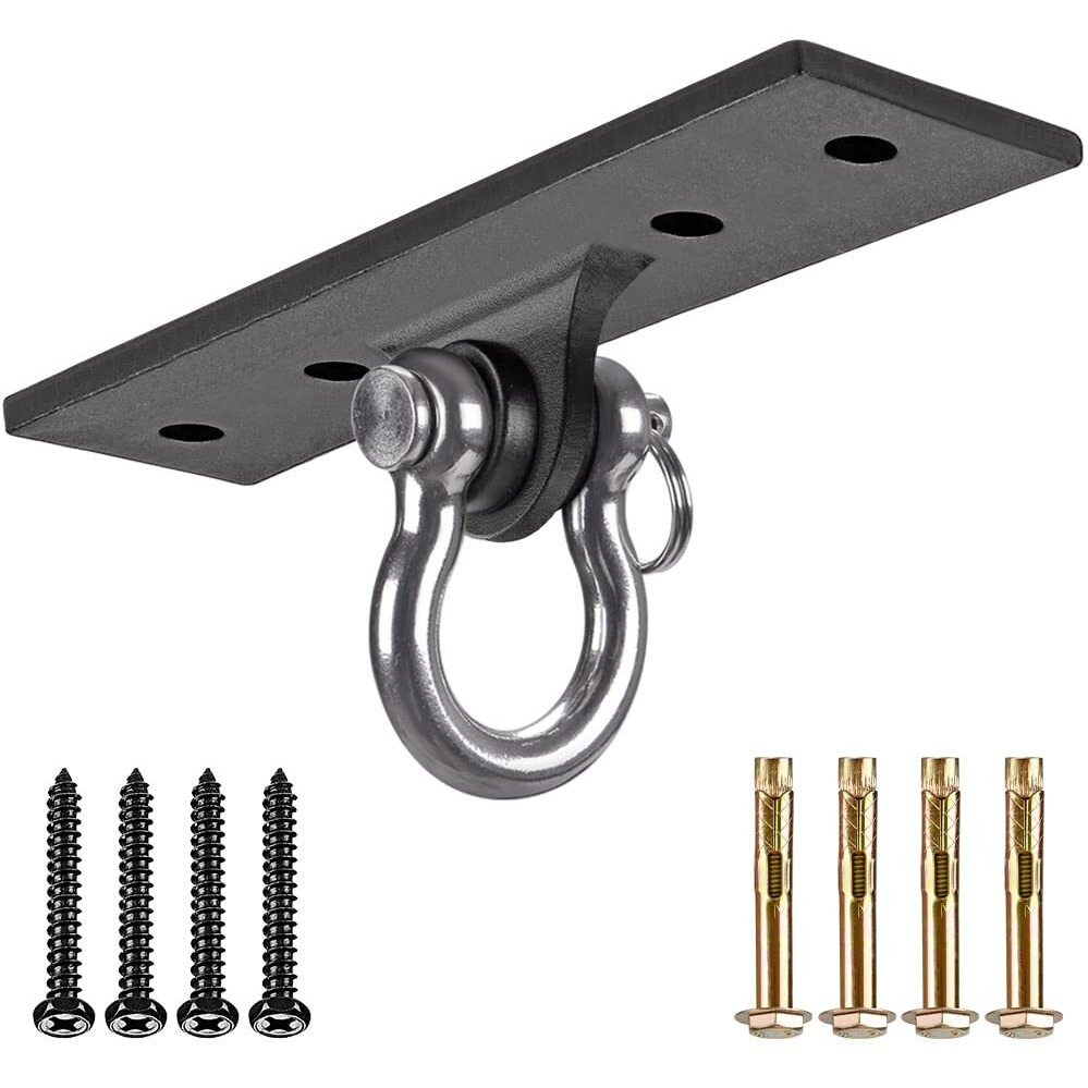 Dolibest Heavy Bag Hanger,Wall Ceiling Mount Hook For Suspension Trainer, Body Weight Strength Training Systems, Aerial Yoga Swing & Hammock, Resistance Band,600Lb Capacity