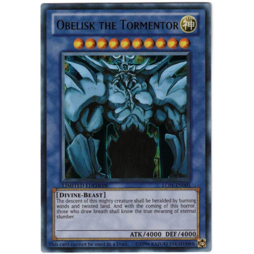 Yu Gi Oh Legendary Collection Ultra Rare God Card Set Of 3 Egyptian God Cards Slifer, Obelisk Ra (Limited Edition) Ultra Rare Version