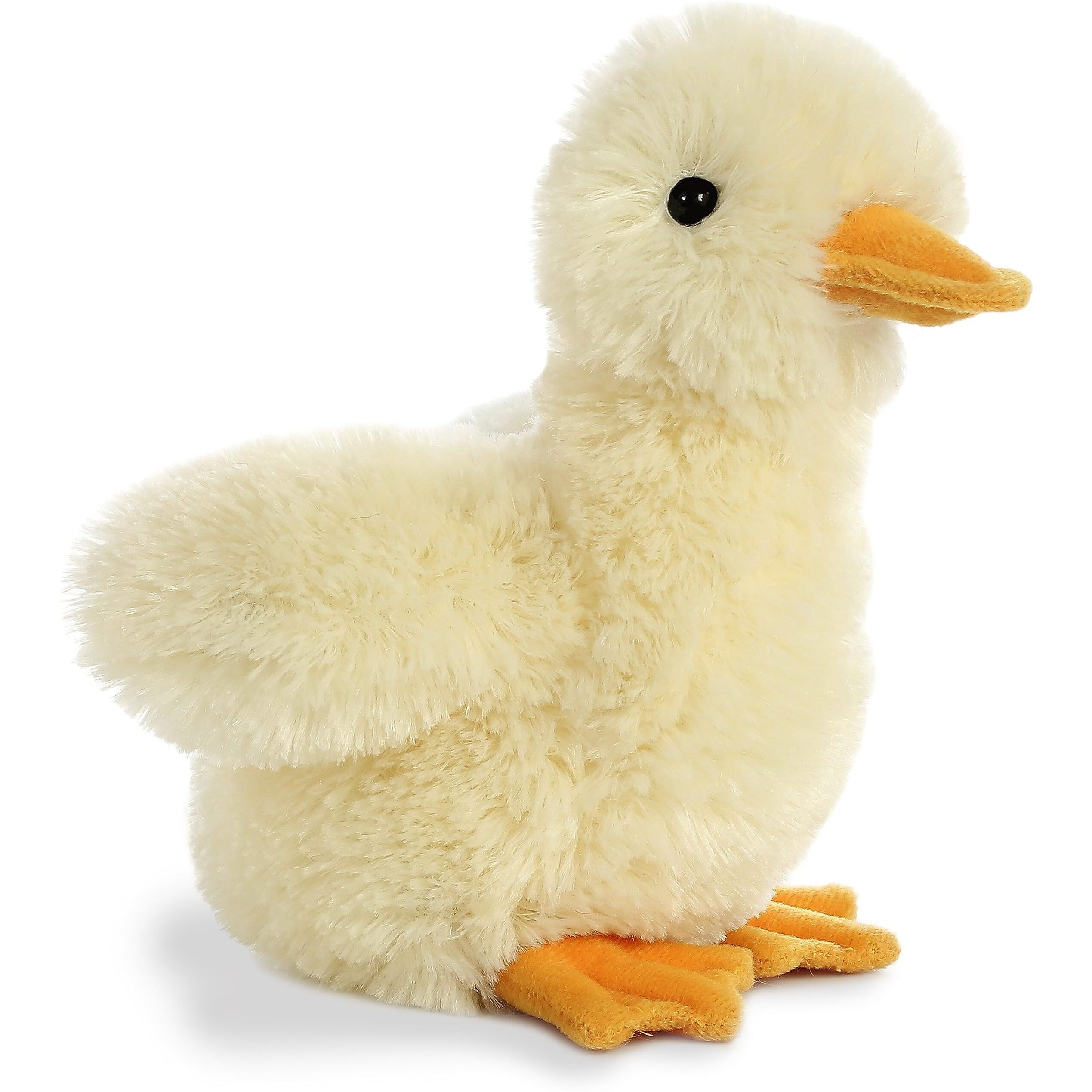 Aurora Adorable Mini Flopsie Duckling Stuffed Animal - Playful Ease - Timeless Companions - Yellow 8 Inches