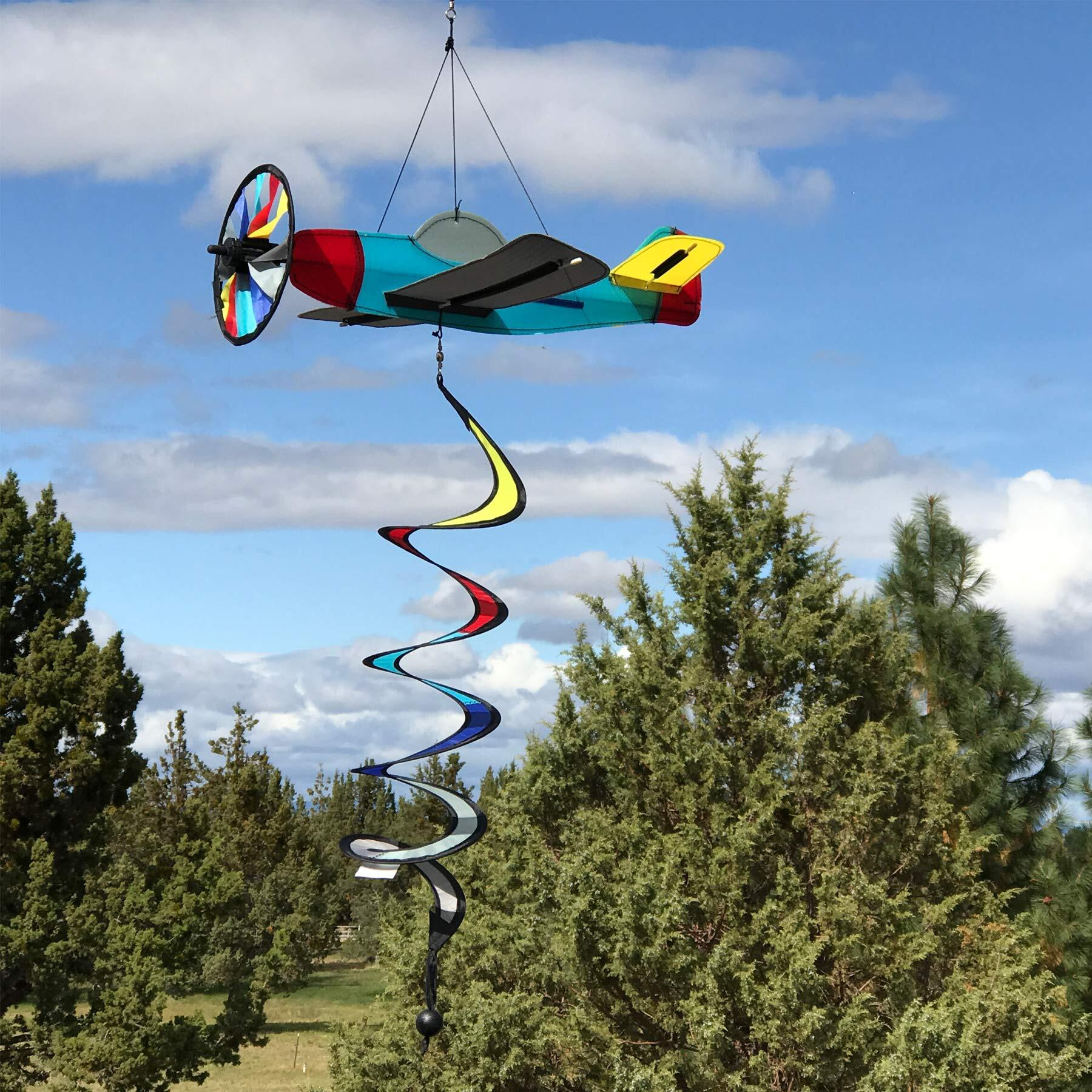 In The Breeze Airplane Theme Twister,16"" W X 32"" H X 14"" D,1017