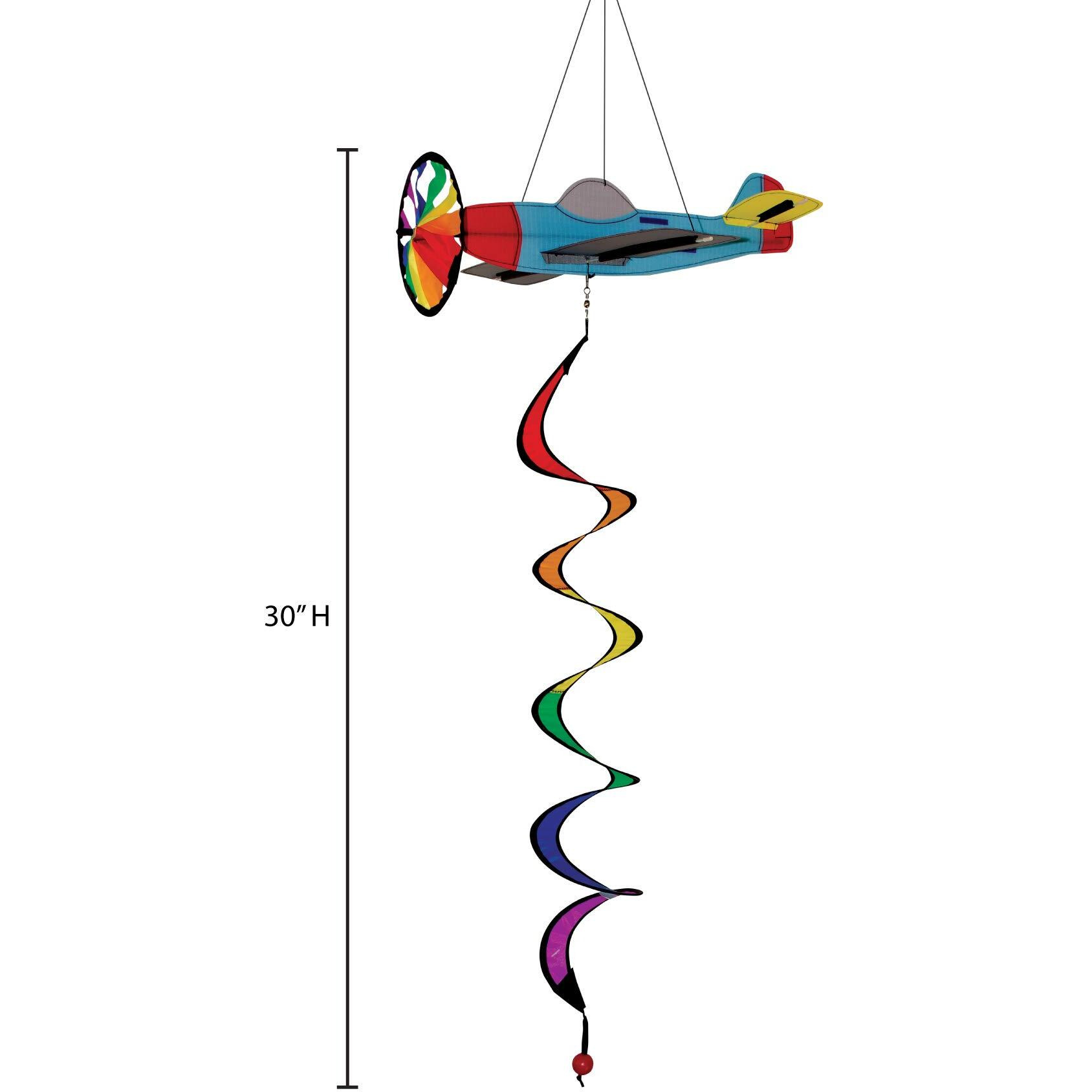 In The Breeze Airplane Theme Twister,16"" W X 32"" H X 14"" D,1017