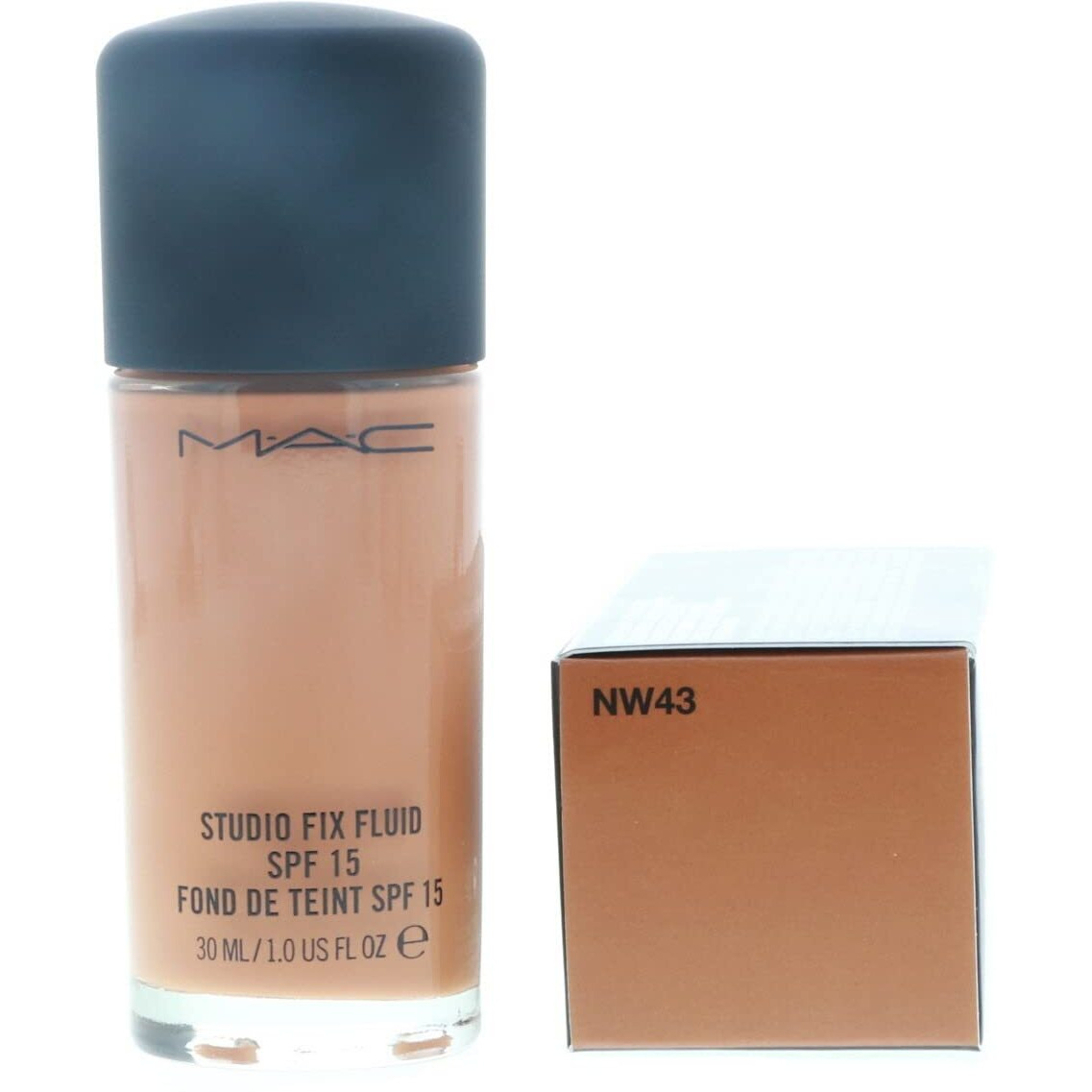 M.A.C. Studio Fix Fluid Foundation Spf 15 Boxed, Nw43, 1 Count (A10)