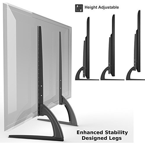 Hta307 Universal Replacement Table Top Tv Stand Legs For Led/Lcd 27""-40"" Height Adjustable