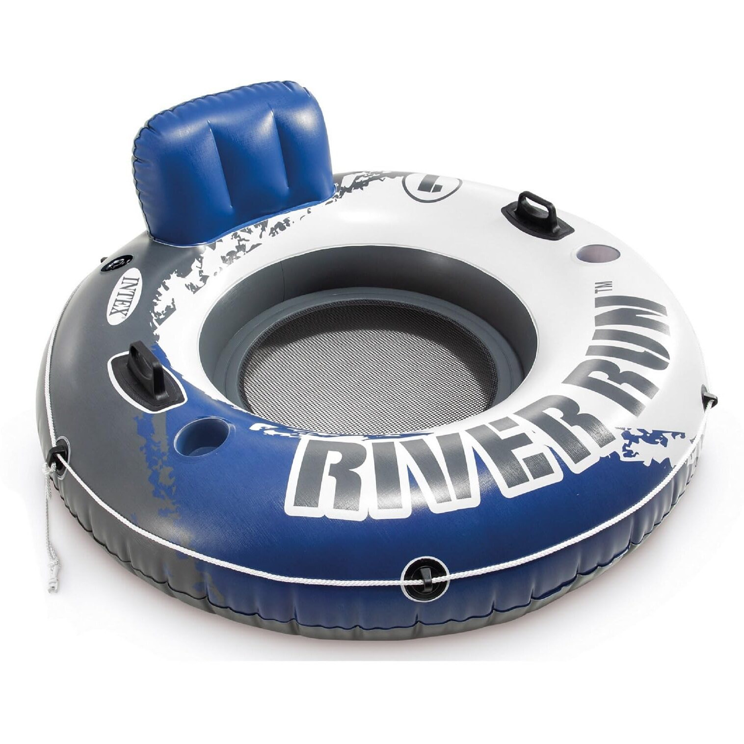 Intex River Run I Sport Lounge, Inflatable Water Float, 53"" Diameter