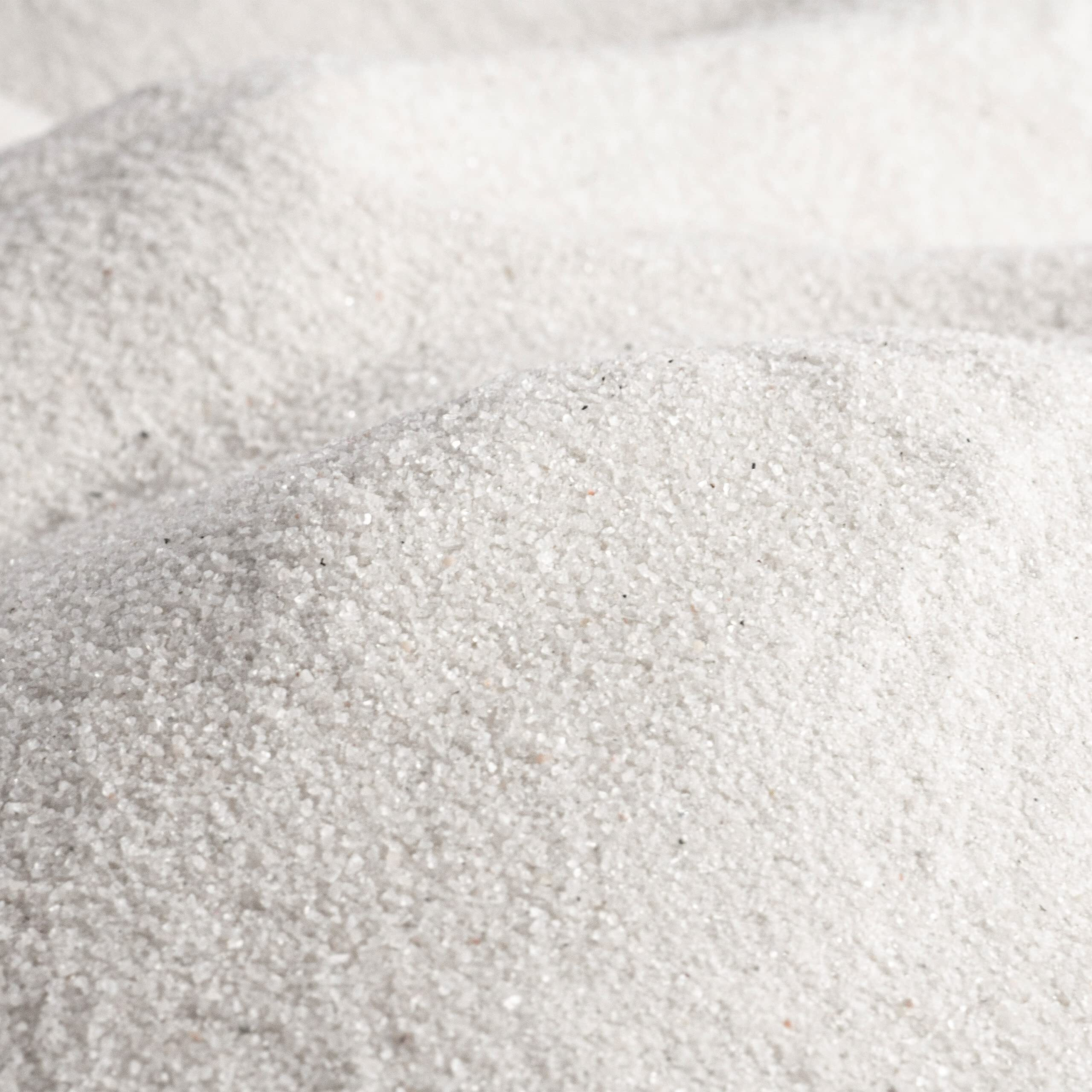 Sandtastik Sparkling White Play Sand, 25 Lb (11.3 Kg) - Fill Sandboxes, Sand Trays, Sensory Tables, Water Tables Scoop, Mold & Pour This Premium Non-Toxic Sand