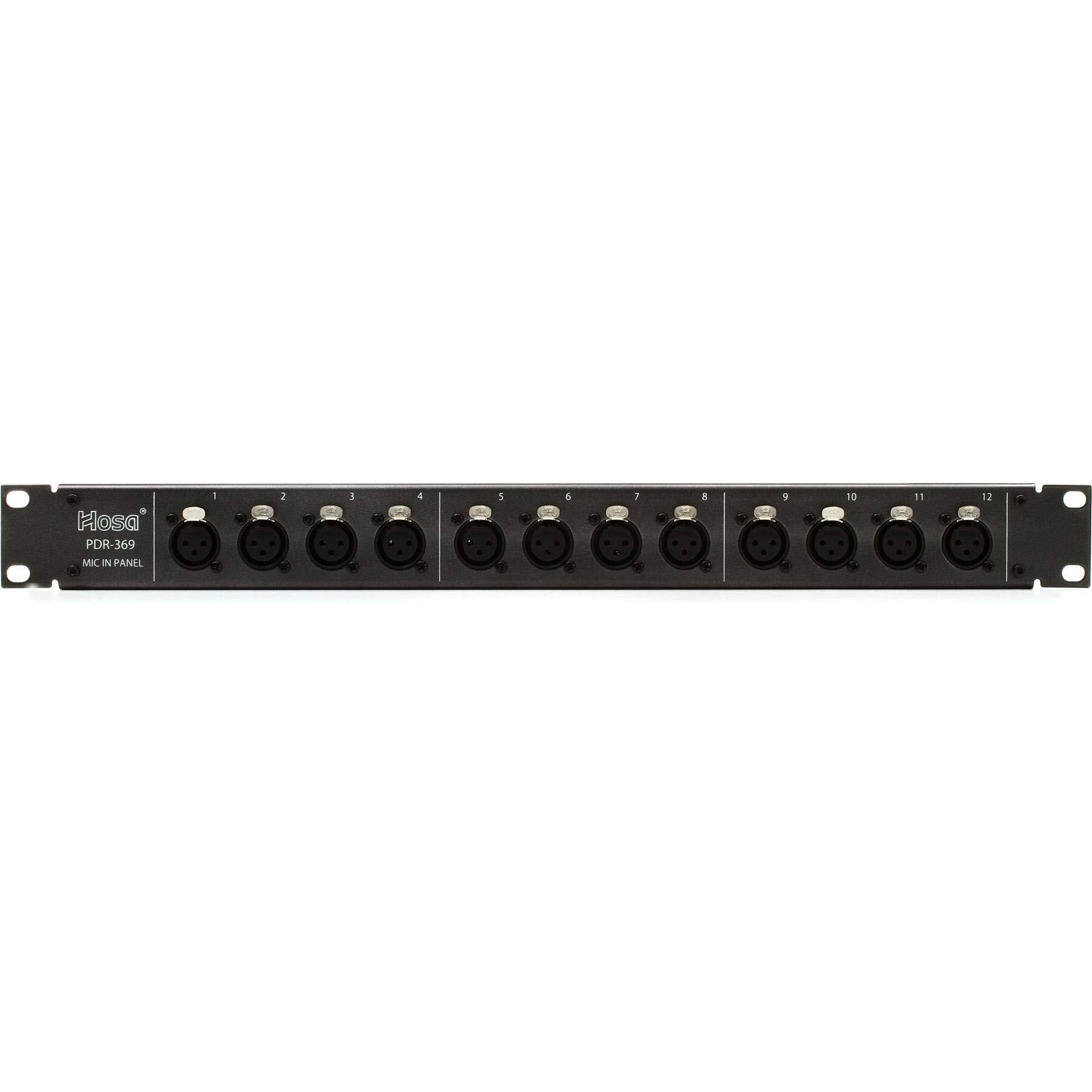 Hosa Pdr-369 12-Point Xlr Balanced Patchbay