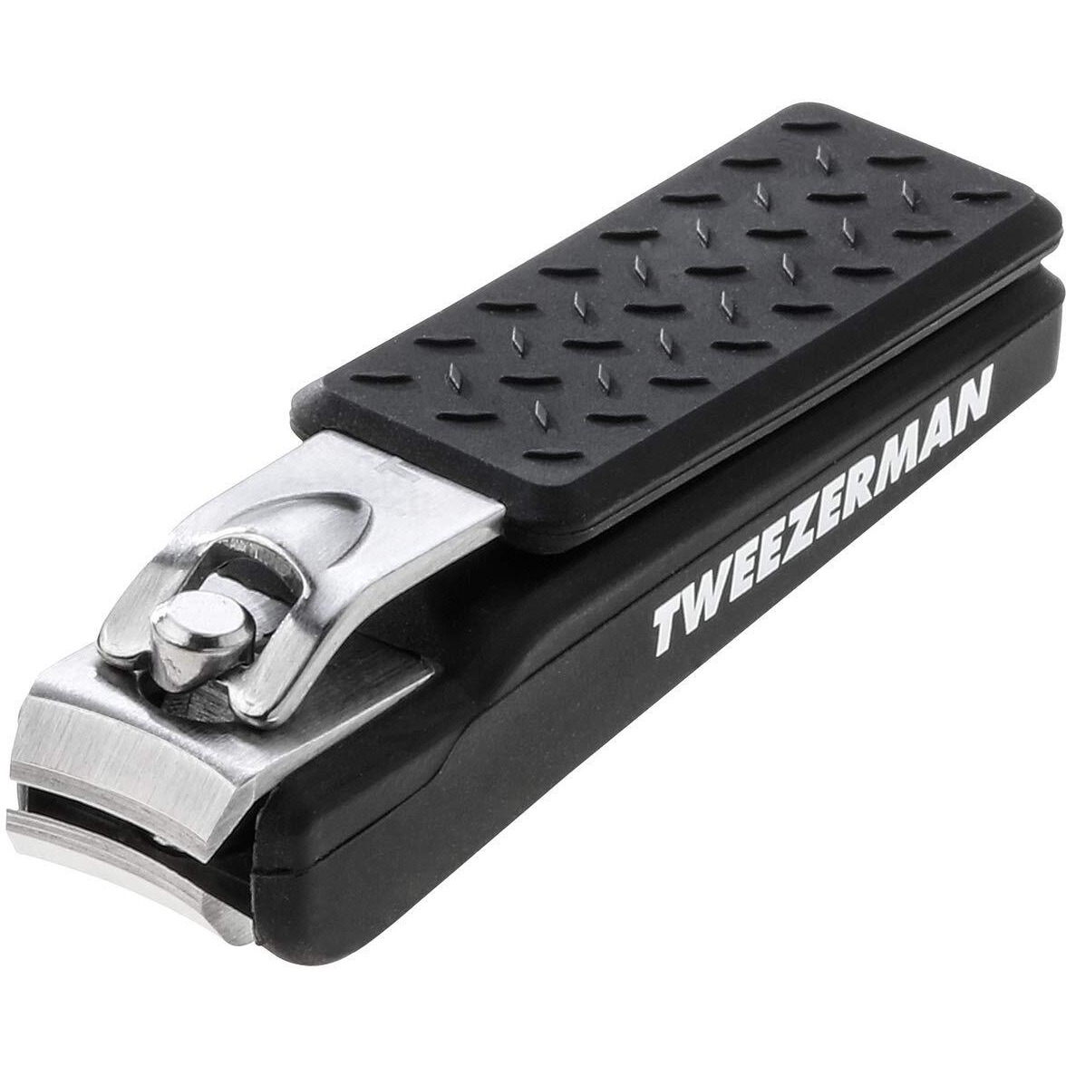 Tweezerman Precision Grip Fingernail Clipper, Black