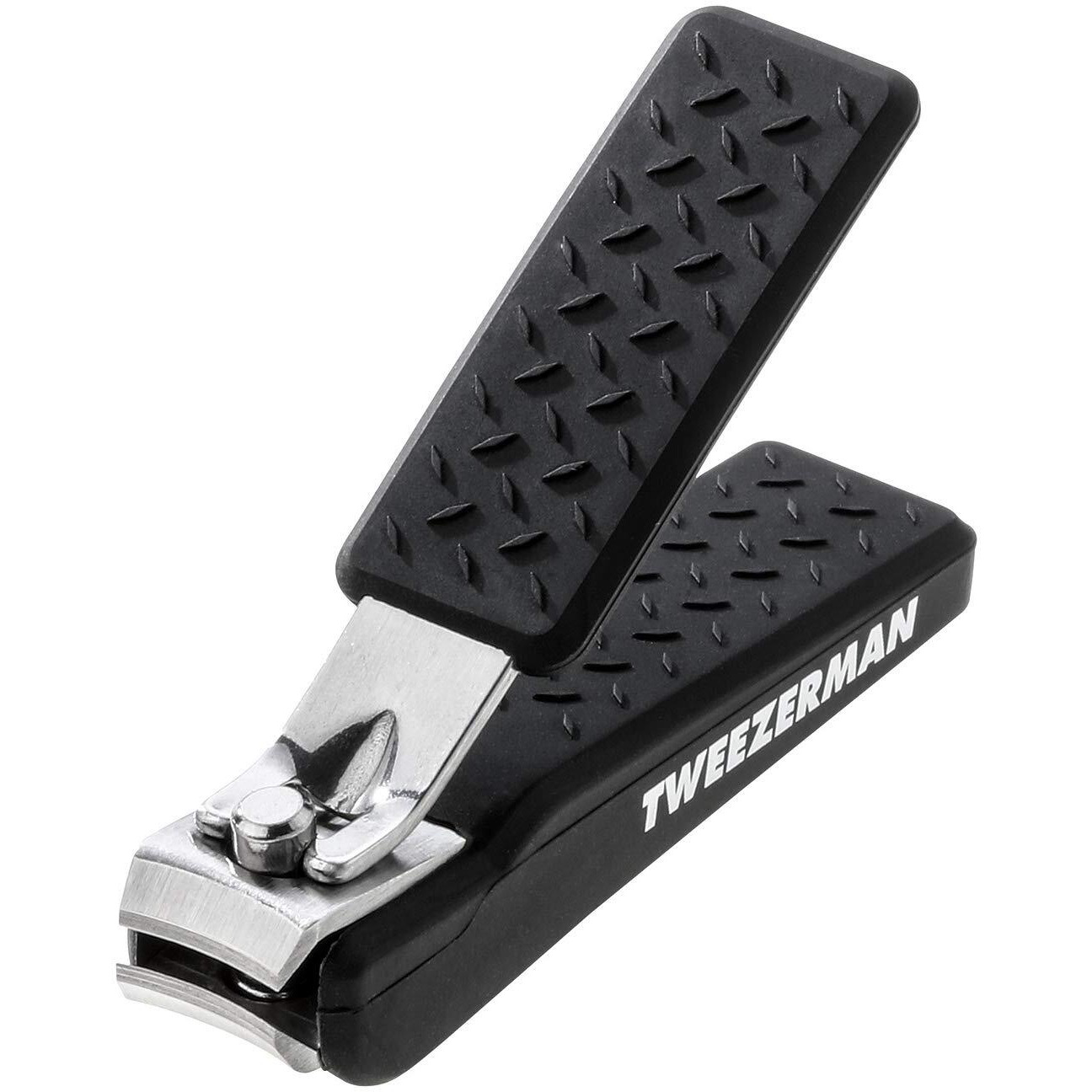 Tweezerman Precision Grip Fingernail Clipper, Black