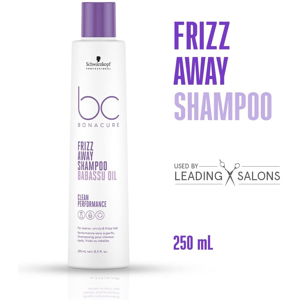 Bc Bonacure Frizz Away Shampoo Clean Performance, 8.5-Ounce