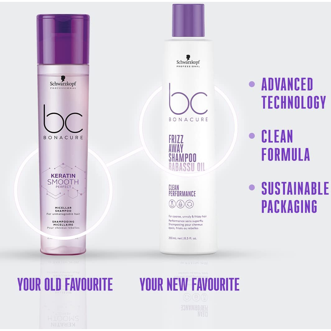Bc Bonacure Frizz Away Shampoo Clean Performance, 8.5-Ounce