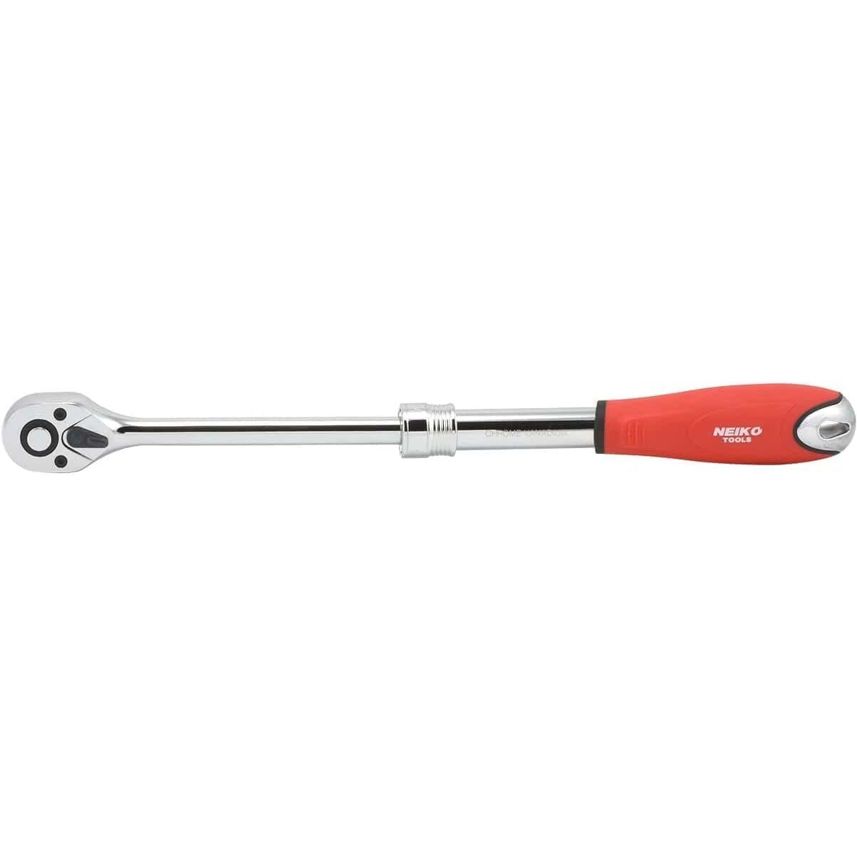 Neiko 03067A 3/8-Inch-Drive Extendable Ratchet Handle, 72-Tooth Reversible Ratcheting Feature, Extends 8 1/2 To 12 3/8 Inches