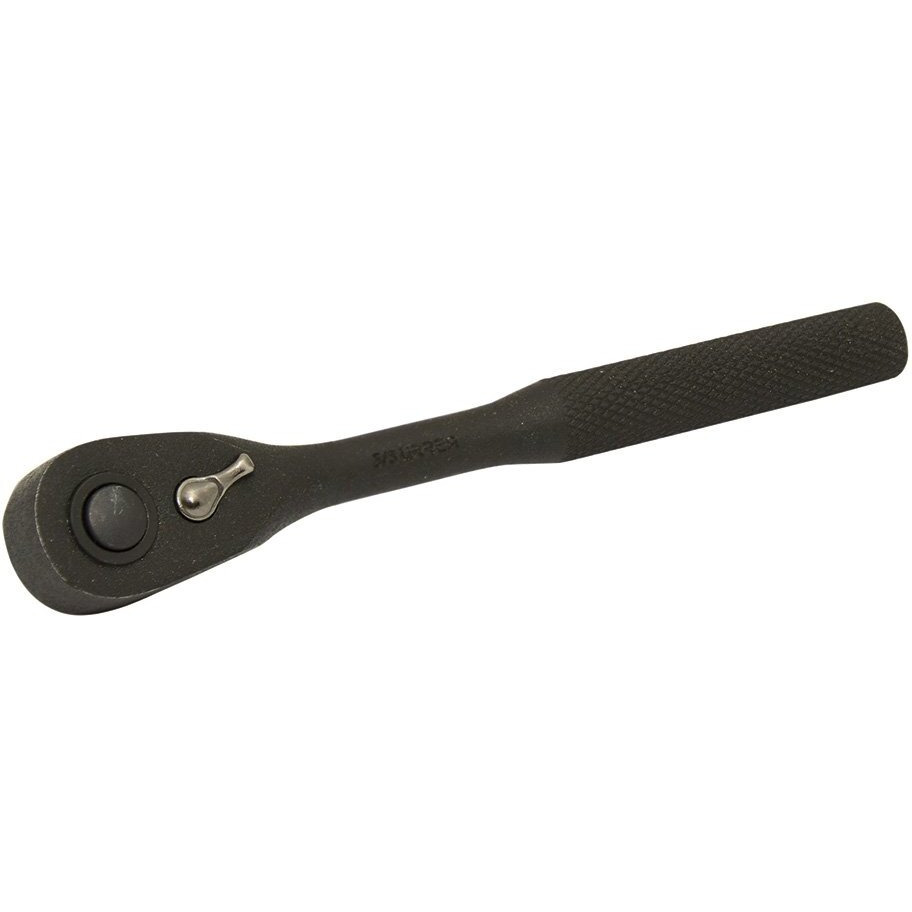 Urrea Socket Wrench - 7"" Reversible Ratchet With 3/8"" Drive & Black Oxide Coating - 5249B