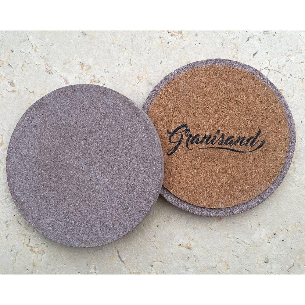 Granisand Natural Sandstone Coasters (Set Of 4) (Brown)
