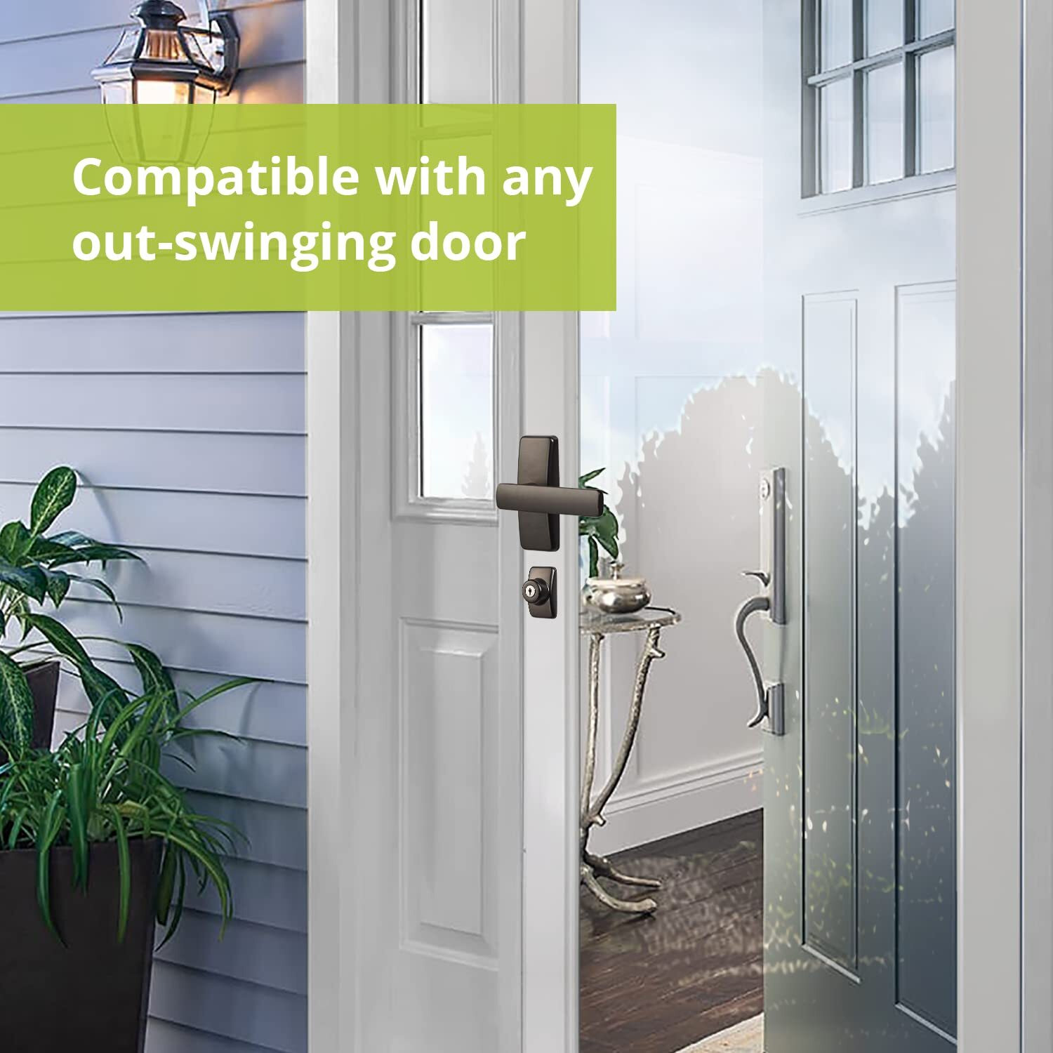 Ideal Security Skglkorb Gl Keyed Deadbolt For Storm And Screen Doors Easy To Install, Oil Rubbed Bronze