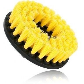 3Pc Carpet Mat 5"" Round Brush W/Power Drill Attachment Car Care & Detailing Tool