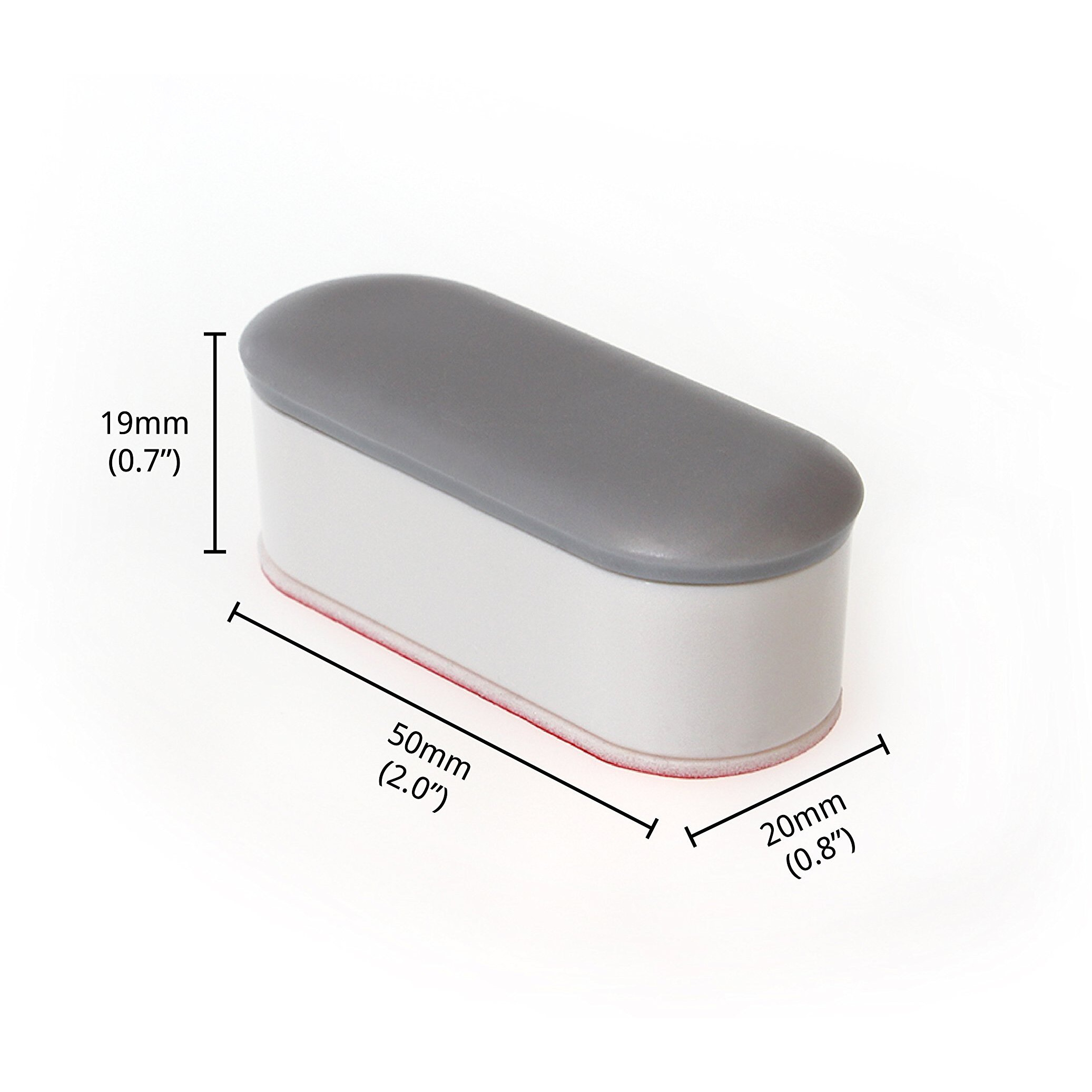 Luxe Bidet 4 Piece Universal Toilet Seat Bumper Kit, Comes With Strong Adhesive