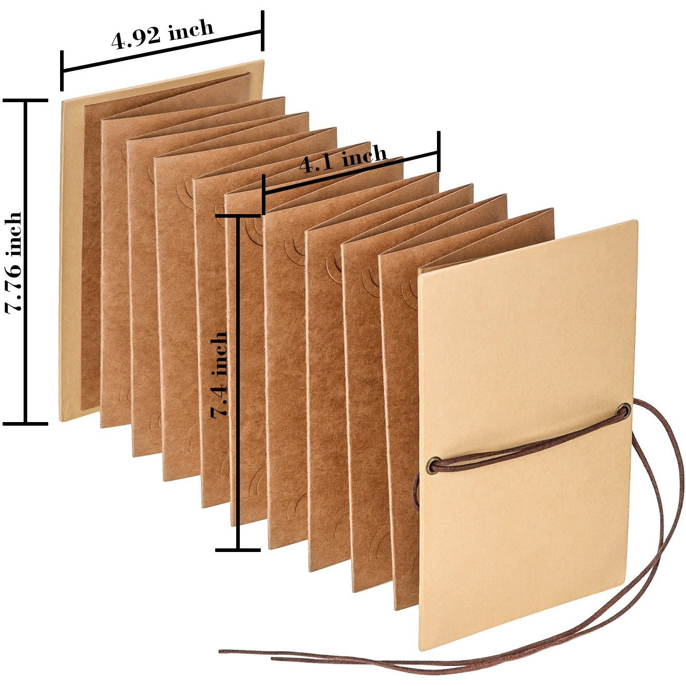Mudder Scrapbooks Hardcover Photo Albums 4 X 6 Inch Photos Hand Made Kraft Paper For Diy Scrapbooking Anniversary Sketchbook Wedding Valentines Day Gifts