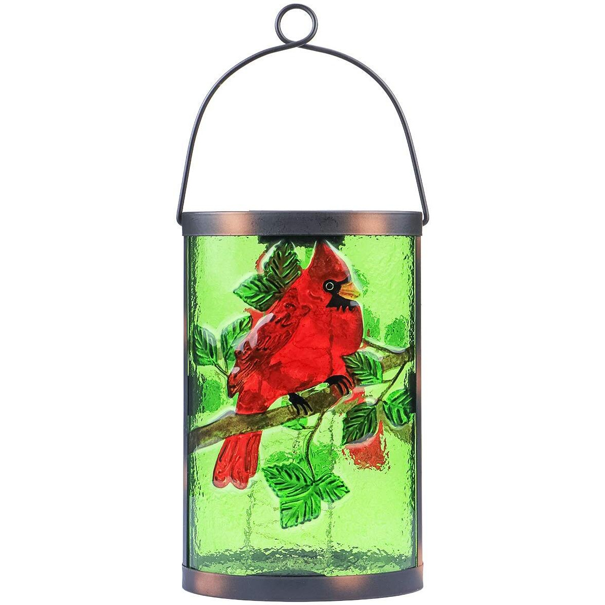 Hanging Solar Lantern Outdoor Decorative Waterproof Led Solar Cardinal Lights Tabletop Lamp For Outdoor Patio Garden
