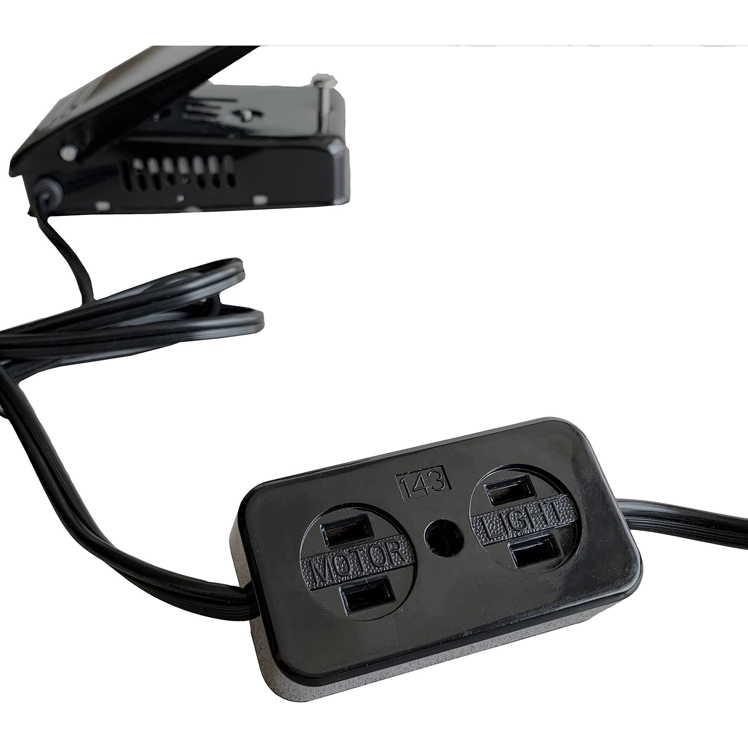 Himapro Universal Foot Control Pedal W/Light & Motor Block Fc143 For Home Sewing Machines