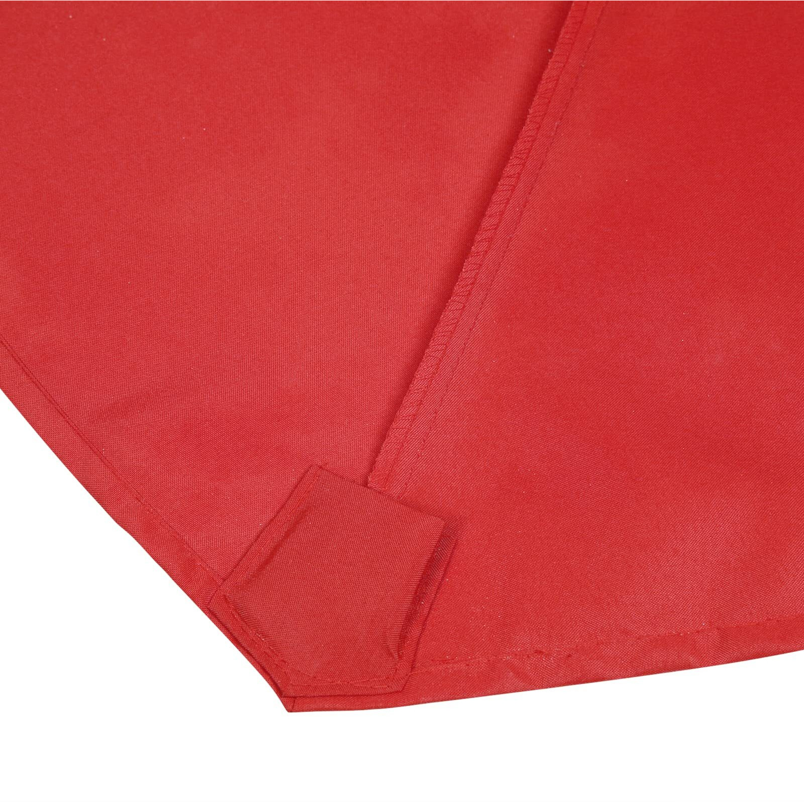 Sunnyglade 9Ft Patio Umbrella Replacement Canopy Market Umbrella Top Fit Outdoor Umbrella Canopy (Red)
