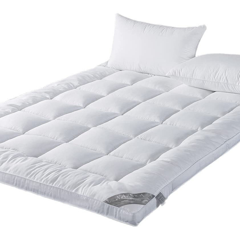 Naluka Pillow Top Mattress Topper Full Down Alternative Cooling Mattress Pad 2Inch Thick Pillowtop Mattress Cover
