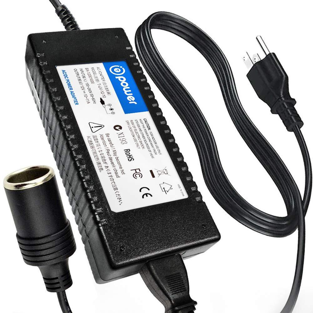 T Power 12V 10A Converter Charger For Car Air Compressor Car Vacuum Cooler & Tire Inflator Universal-Adapter Cigarette Lighter Socket Inverter Charger Power Cord 120W