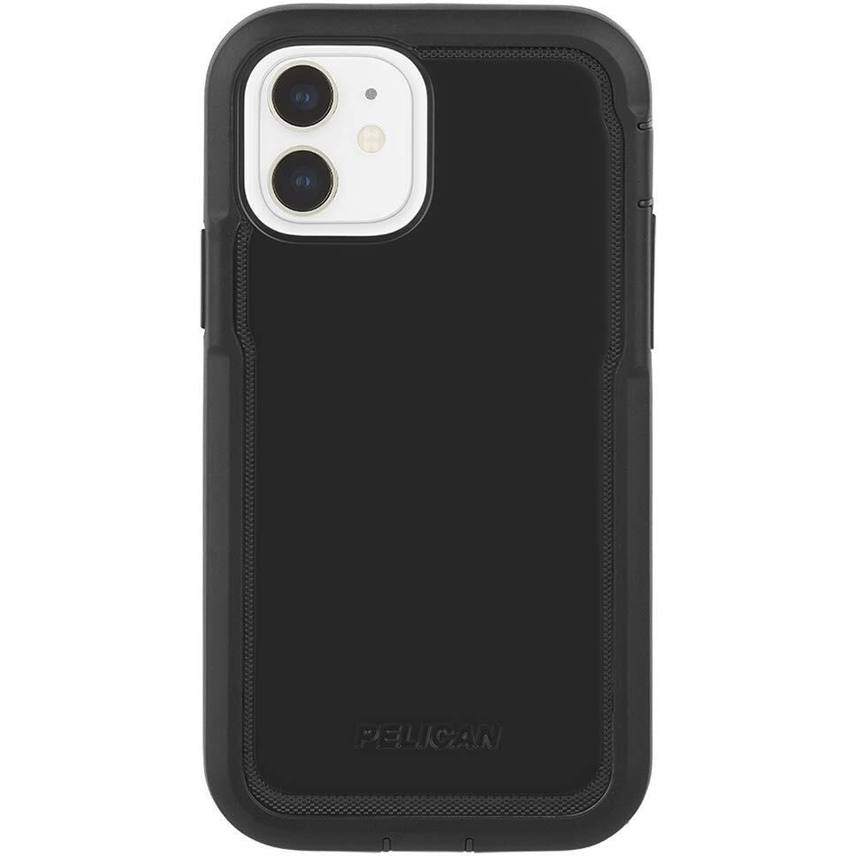 Pelican - Voyager Series - Case For Iphone 12 Mini (5G) - Military Drop Protection - Holster - 5.4 Inch - Black